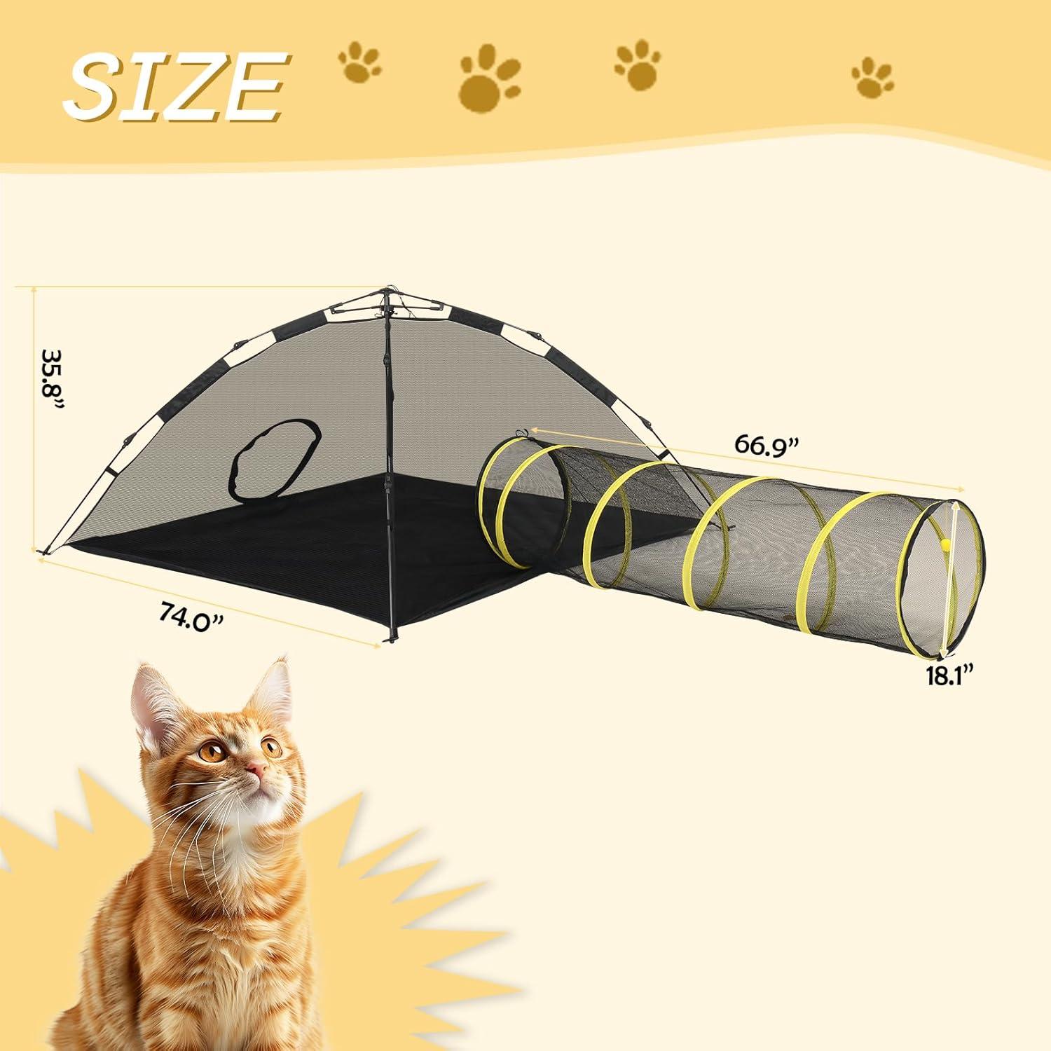 Túnel para Gatos VINGLI, Catio Grande 152x152x108 cm