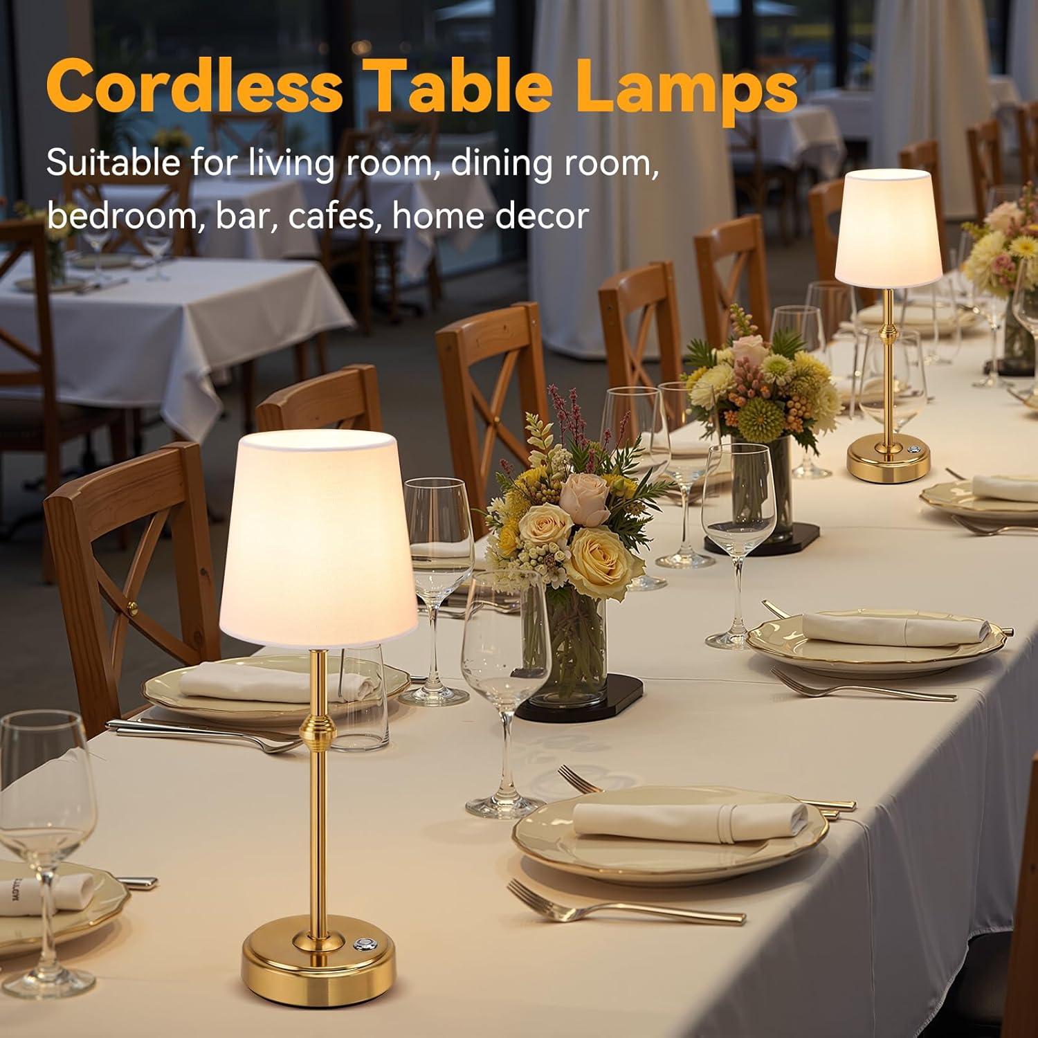 Lámpara de Mesa LED Inalámbrica KOZEOTA BTL001 4000mAh Bronce