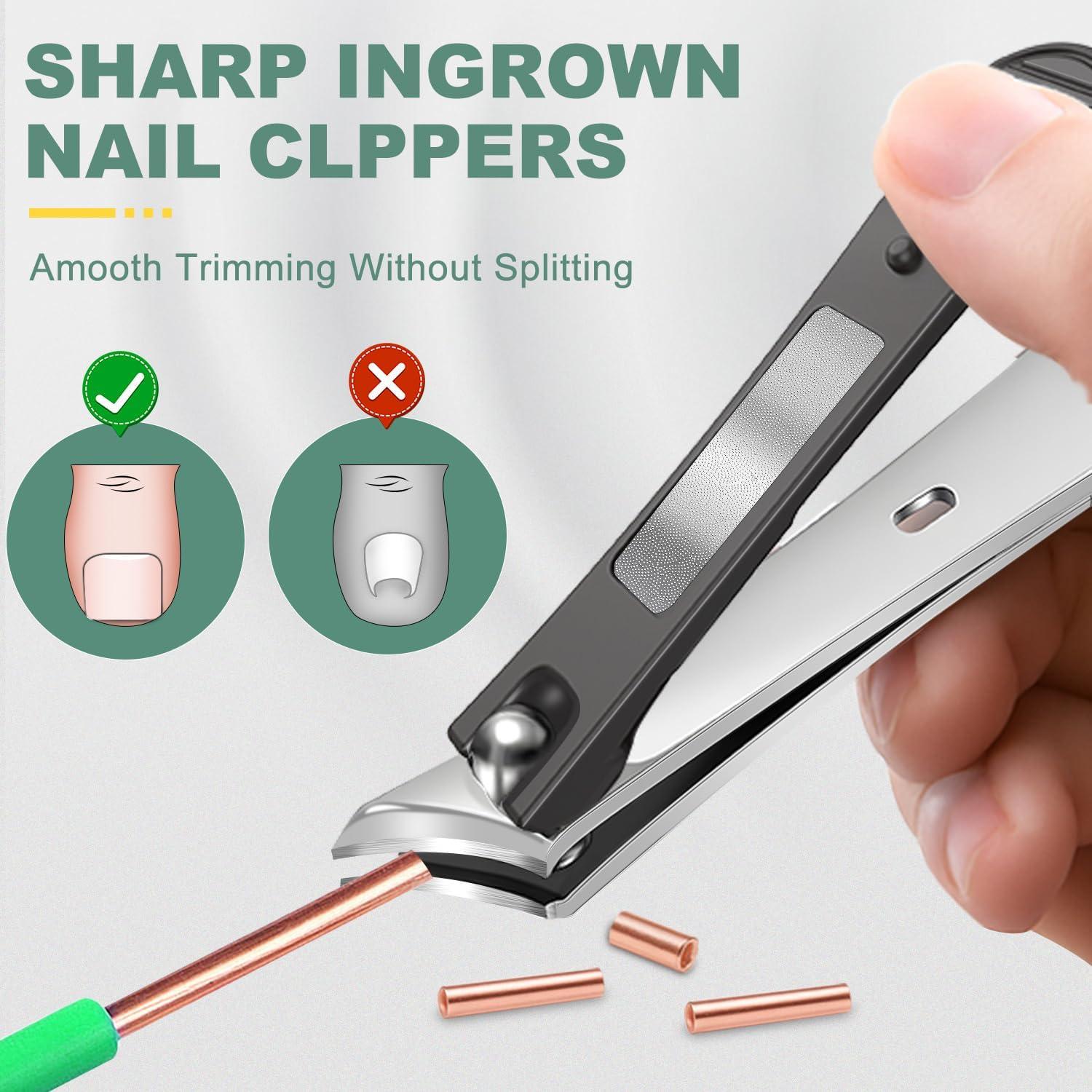 Cortador de Uñas Encarnadas CLPPNA 45° con Lima - Acero Inoxidable