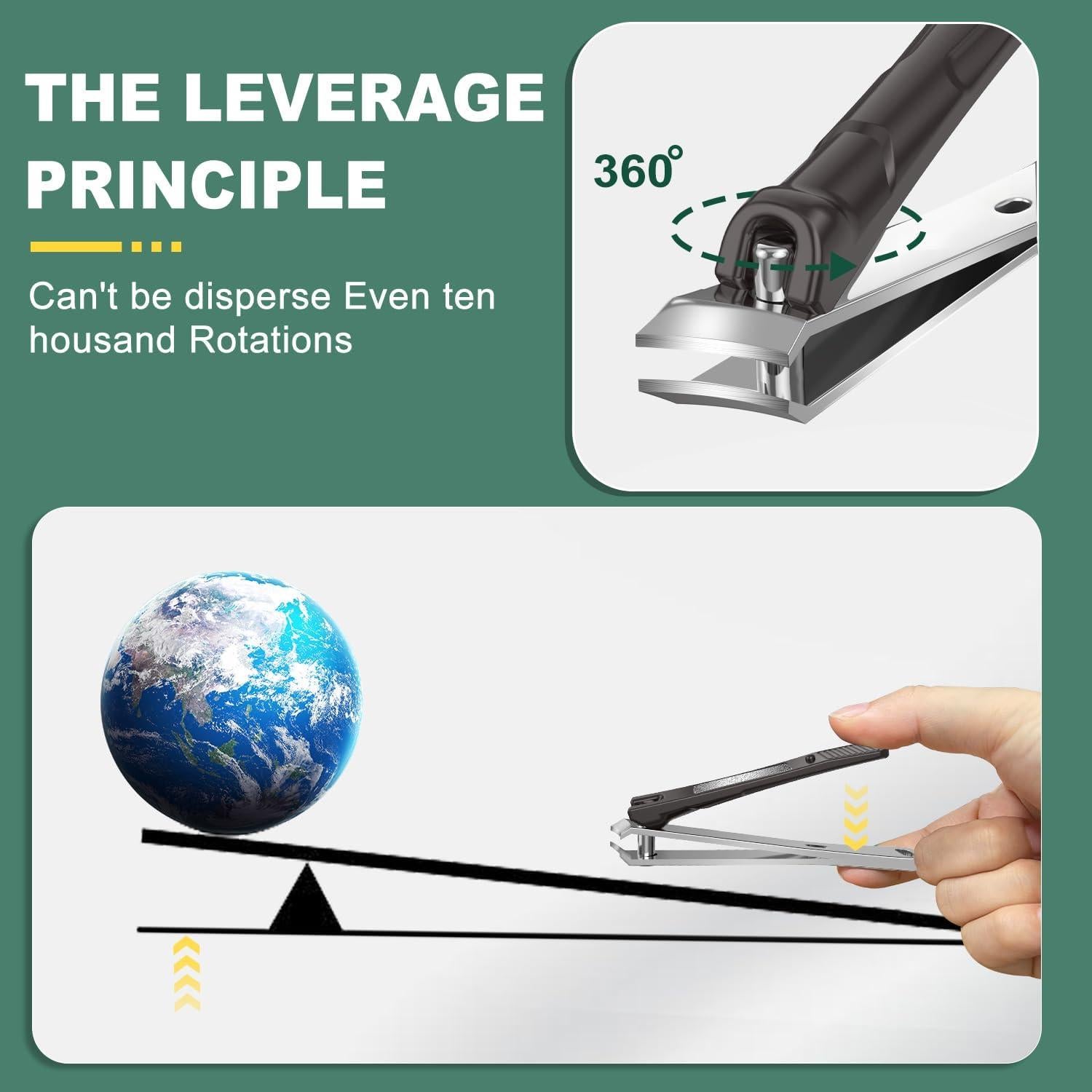 Cortador de Uñas Encarnadas CLPPNA 45° con Lima - Acero Inoxidable