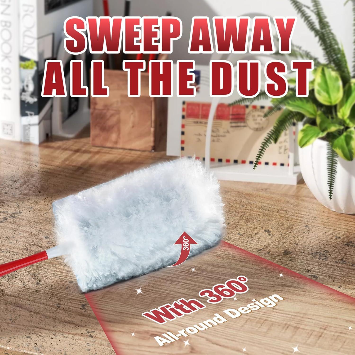 Duster JEHONN 30 Rellenos Microfibra 360° Multi-Superficie