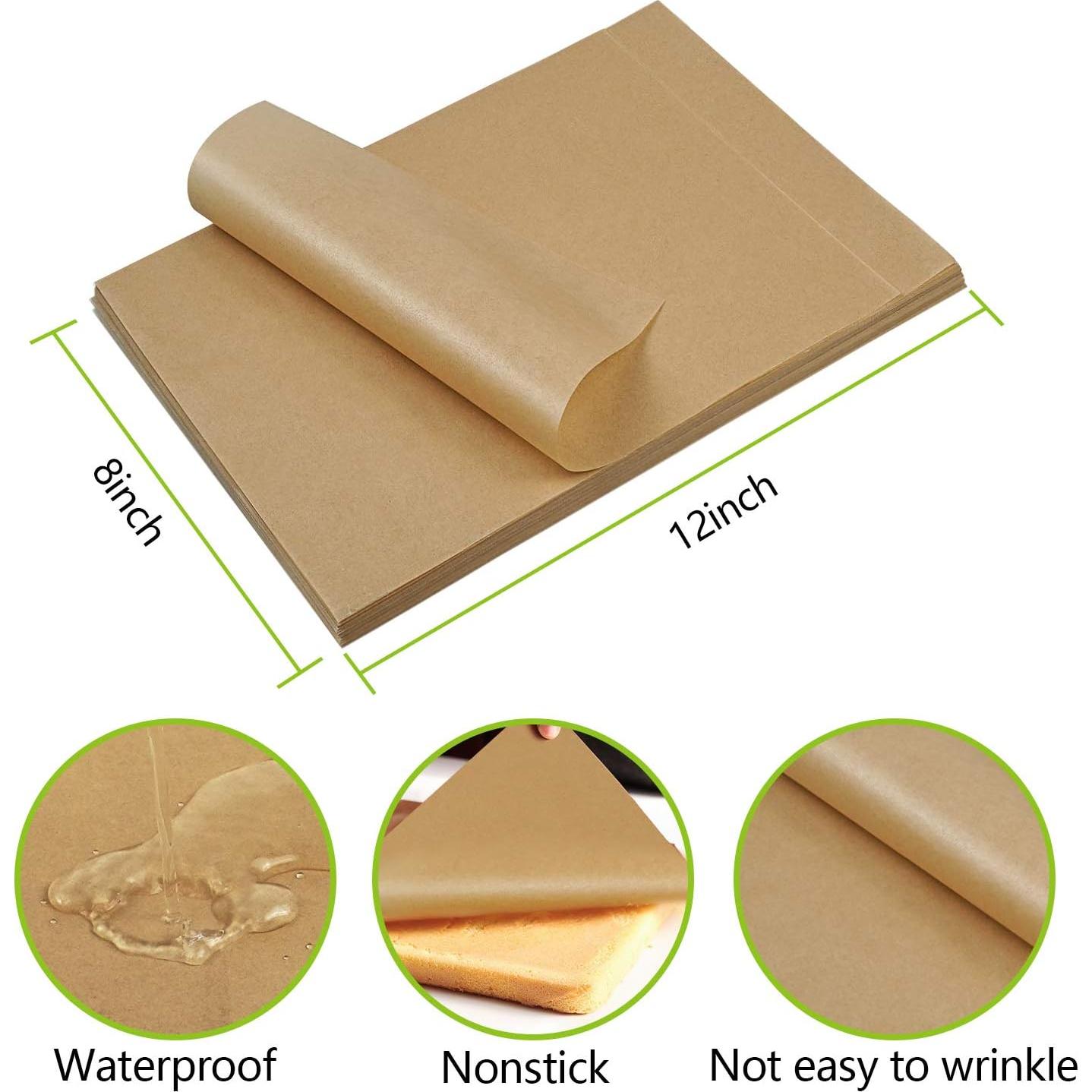 Papel Pergamino No Blanqueado QYH 100 Hojas 20x30 cm