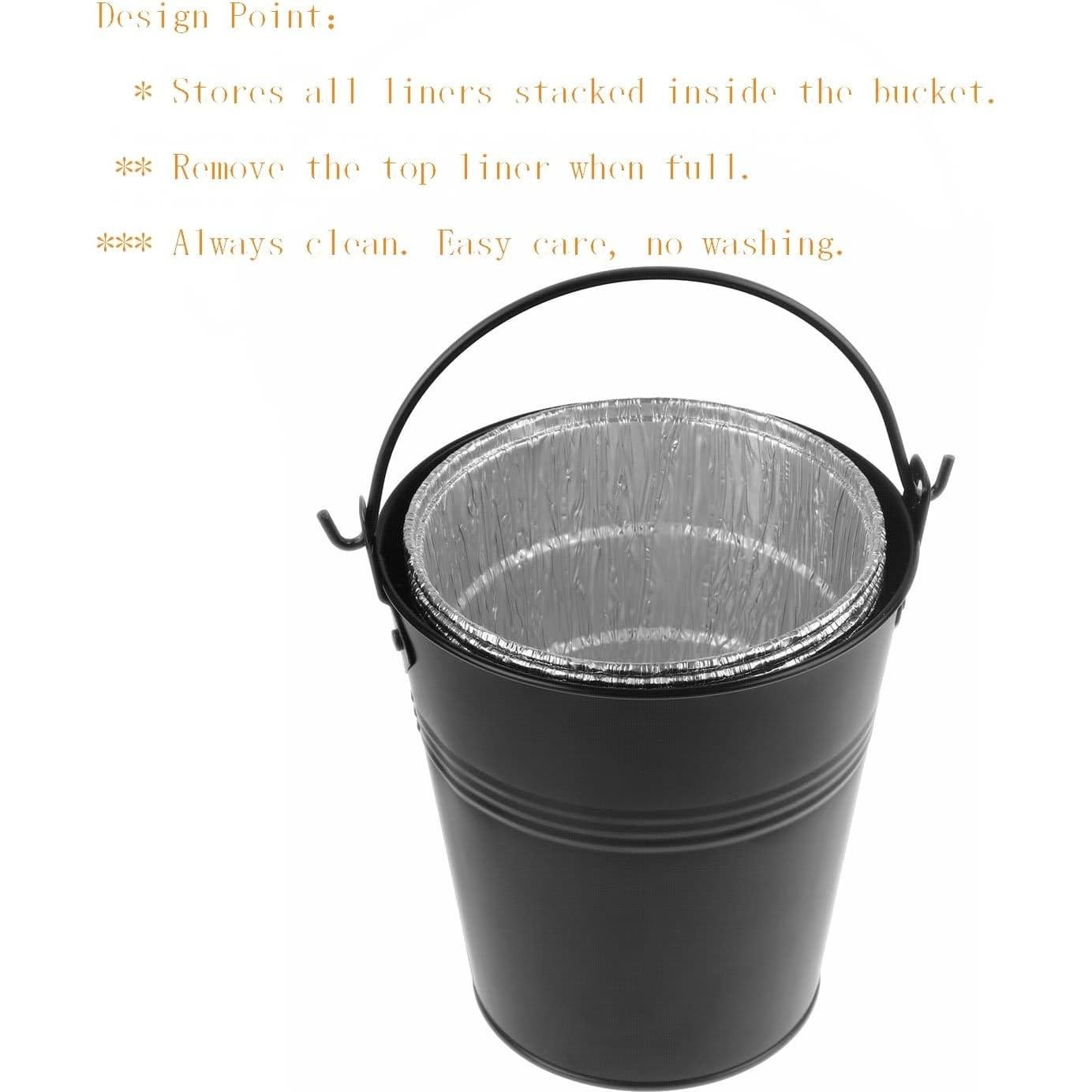 Cubeta de Grasa Firsgrill 14cm con 12 Forros para Parrilla