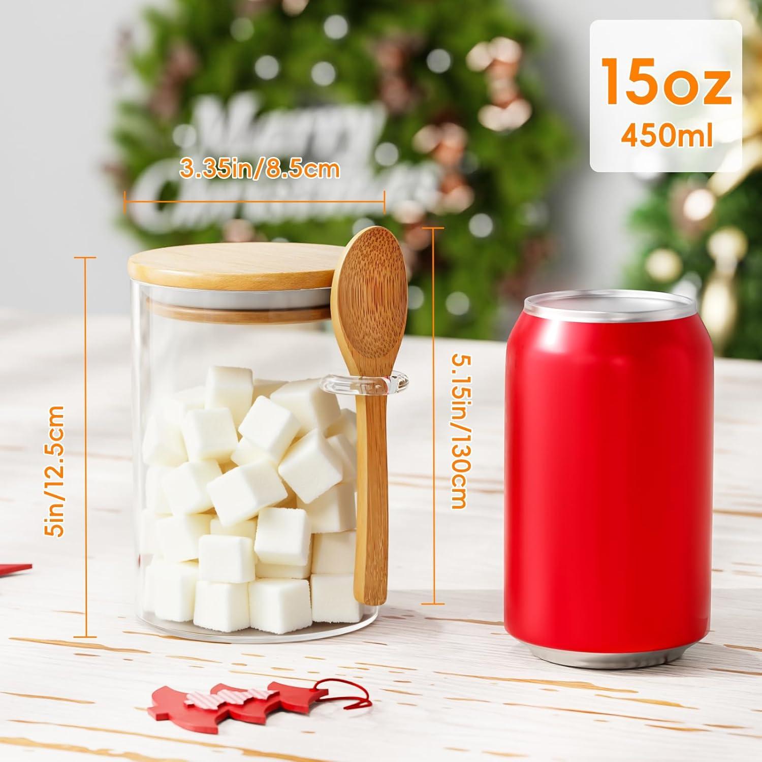 Contenedor de Azúcar de Vidrio OneDream 443ml con Cuchara