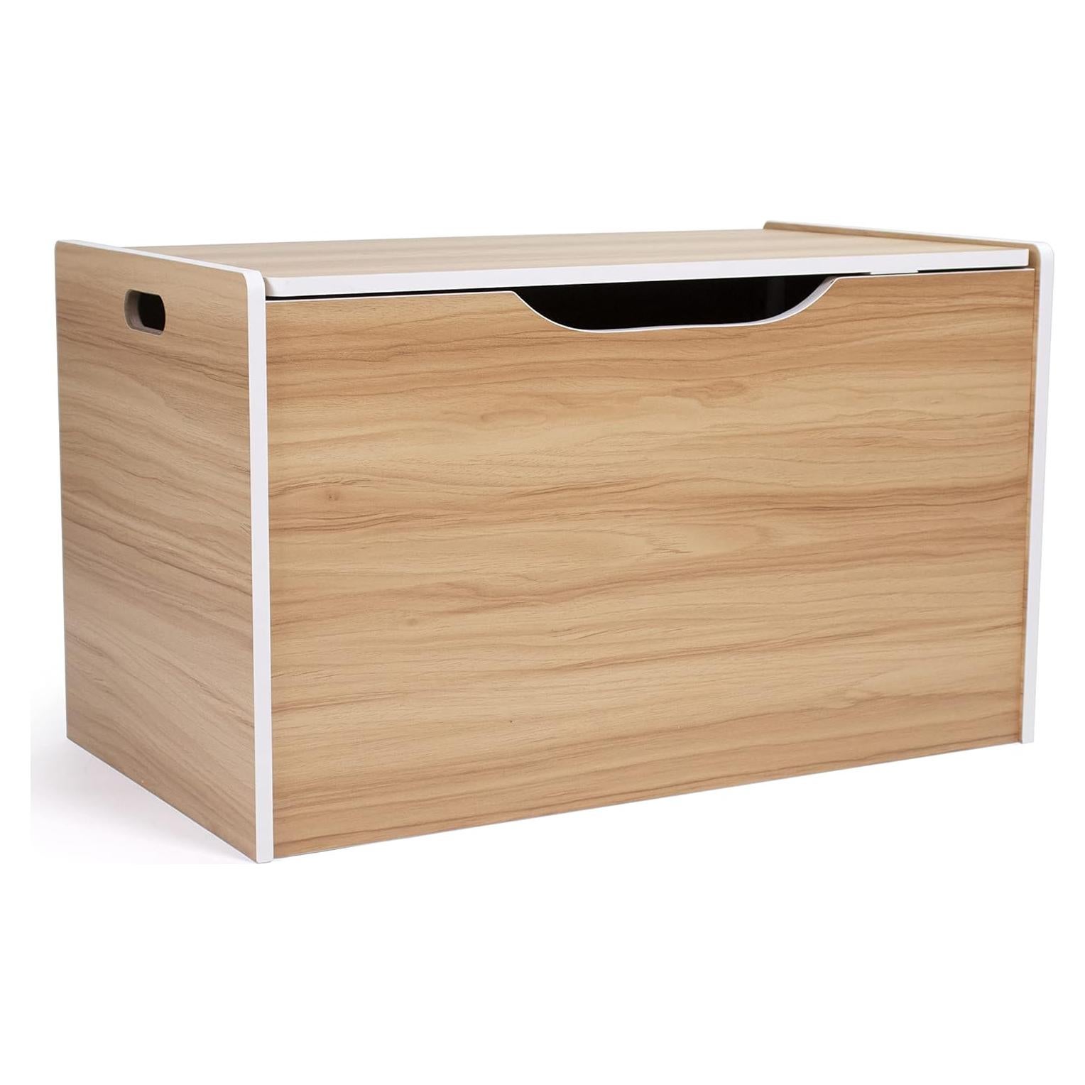 Cofre de Juguetes Humble Crew Madera Natural 68.6x38.1x42.4 cm