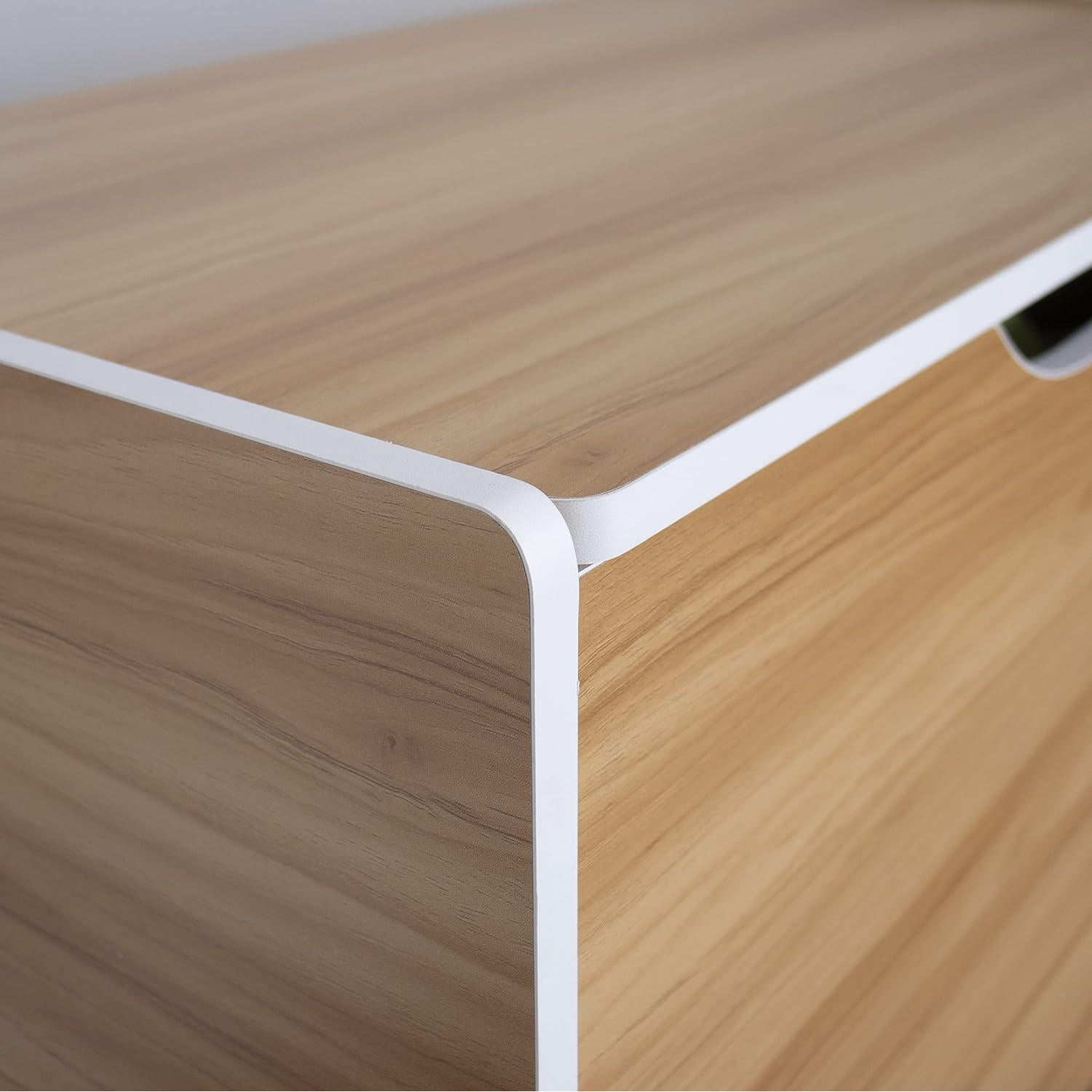 Cofre de Juguetes Humble Crew Madera Natural 68.6x38.1x42.4 cm