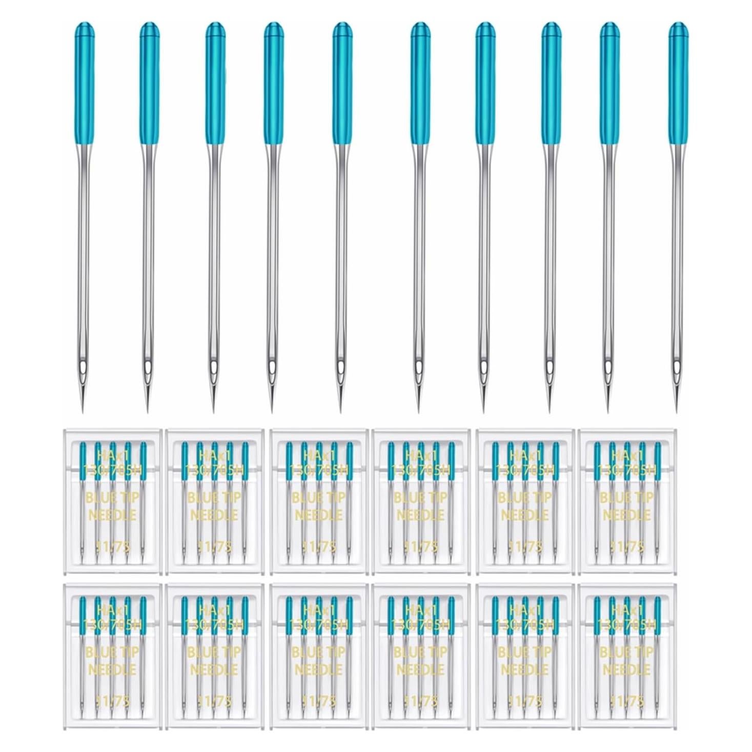 Agujas de Máquina de Coser HONEYSEW 60 Piezas Universales