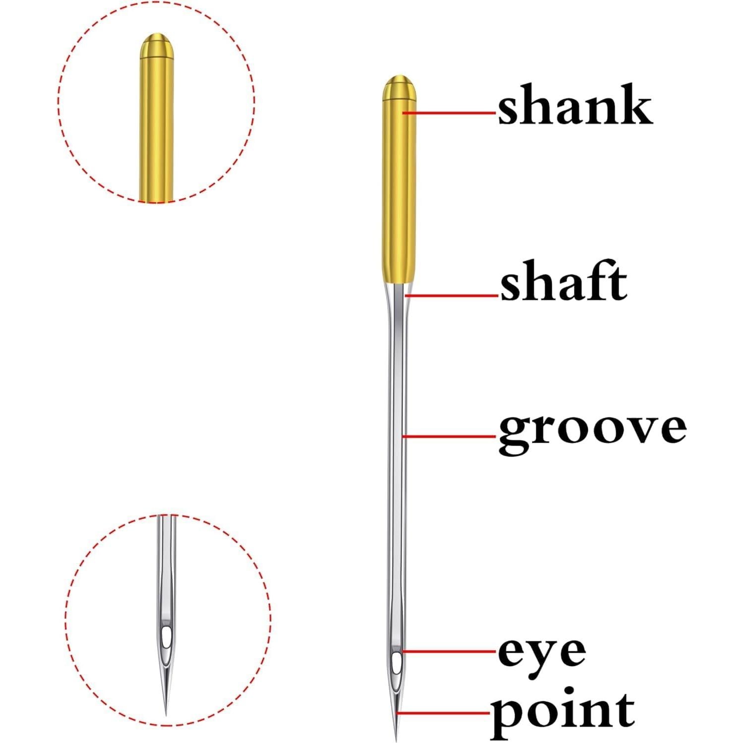 Agujas de Máquina de Coser HONEYSEW 60 Piezas Universales