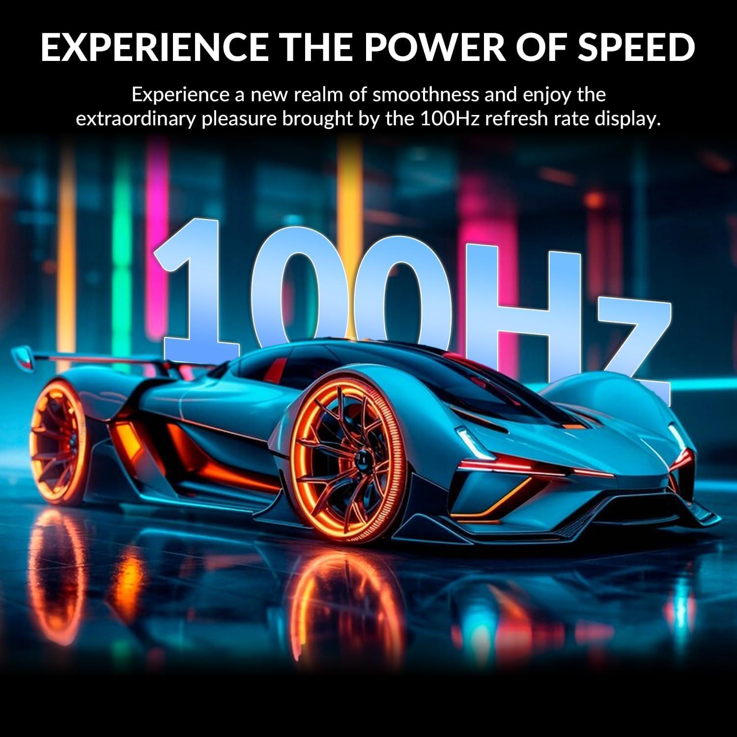 Monitor Curvo ZZA 24" FHD 1080P 100Hz VA con Luz Azul