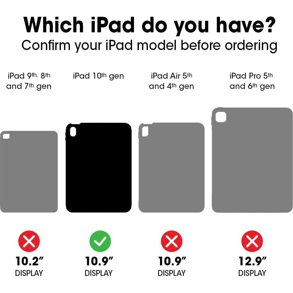 Funda OtterBox Defender para iPad 10ª Gen - Negro, Robusta