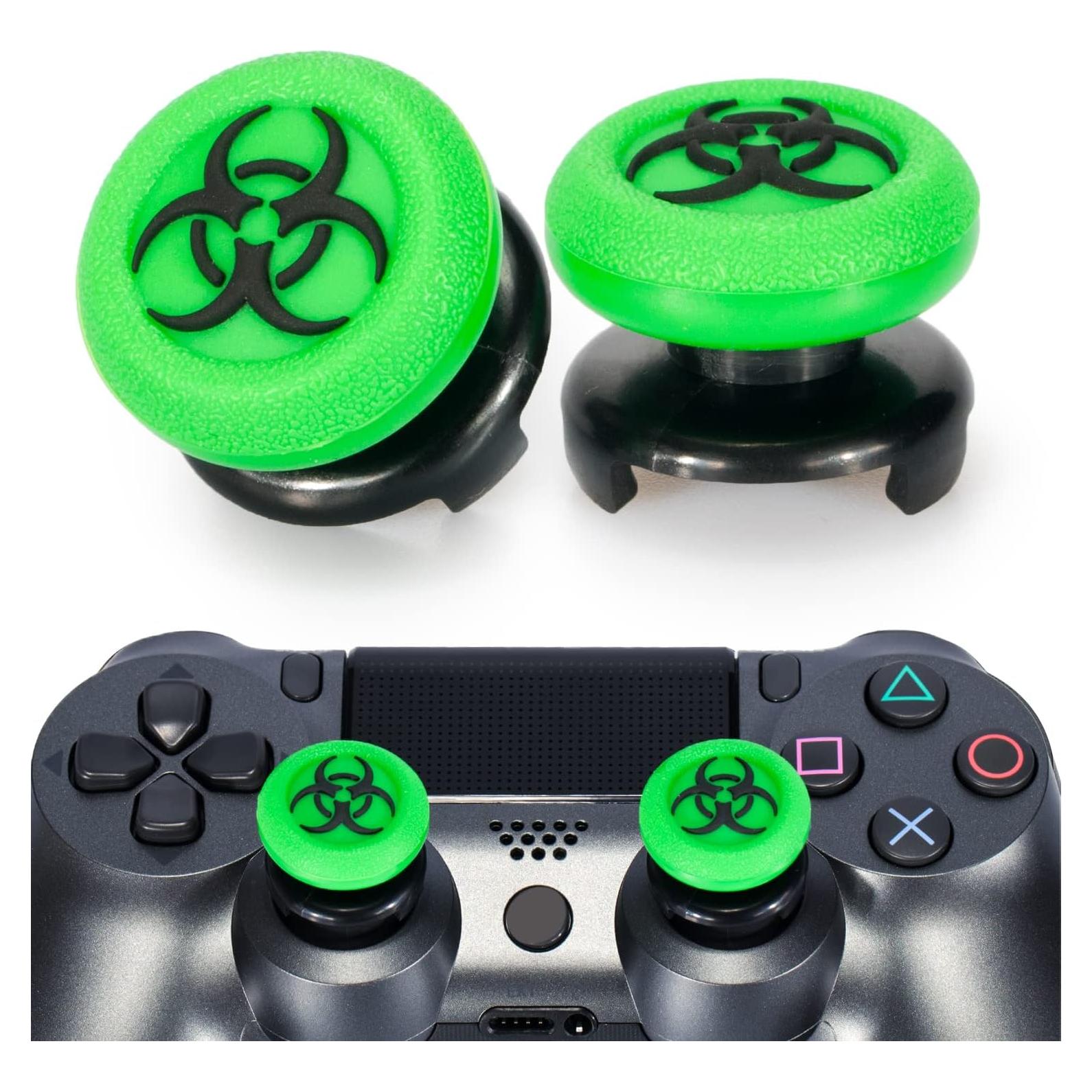 Extensor de Thumbstick PlayRealm PS5/PS4 + Agarre Silicona