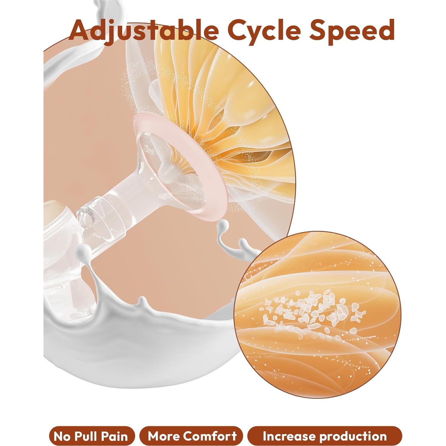 Bomba de Pecho Eléctrica NCVI 8116, Portátil 4400mAh, Silenciosa