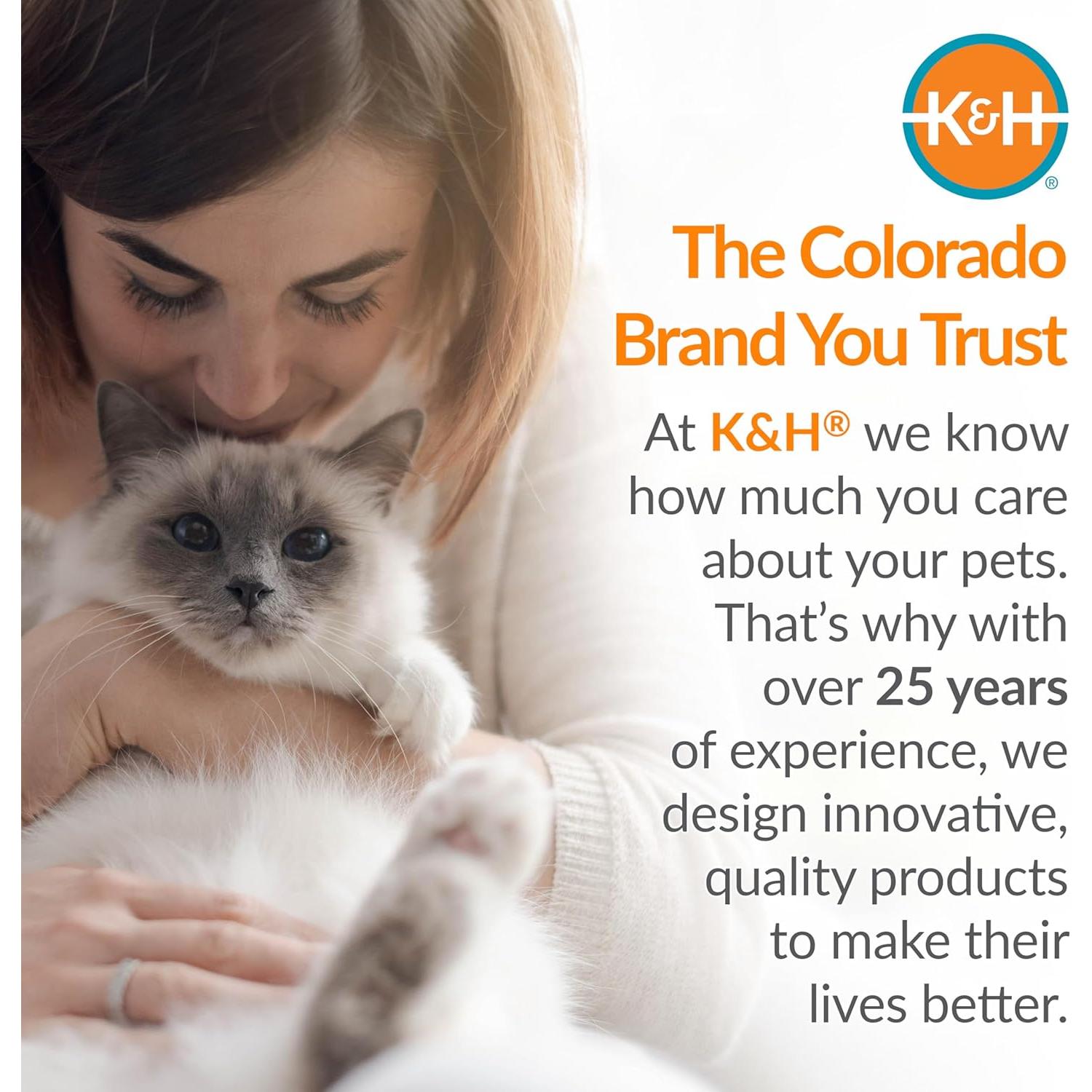 Cama de Ventana para Gatos K&H EZ Montaje Cara de Gatito 76x38cm