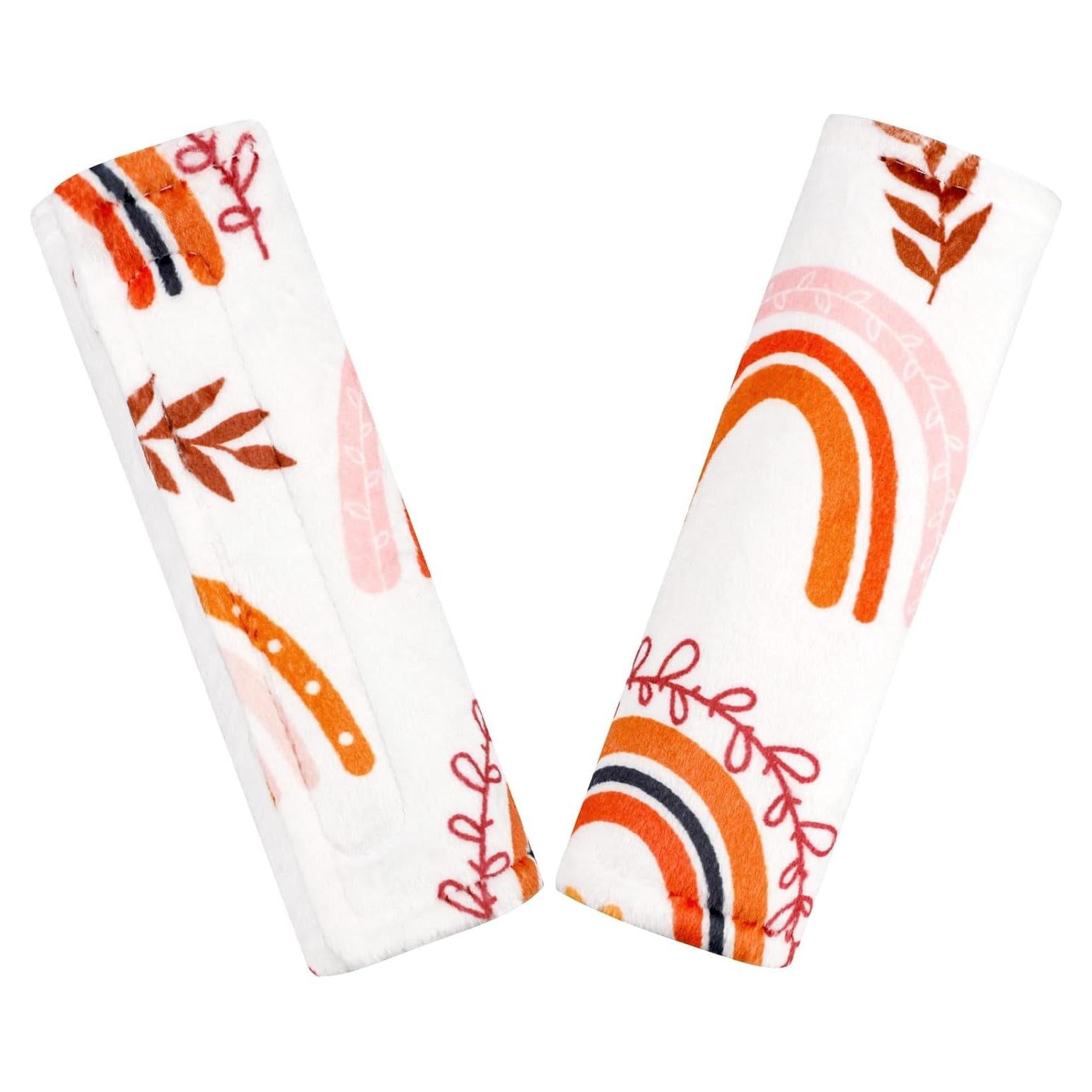 Cubiertas de Correa para Asiento de Auto Pea Pod 2 Pzas - Arcoíris