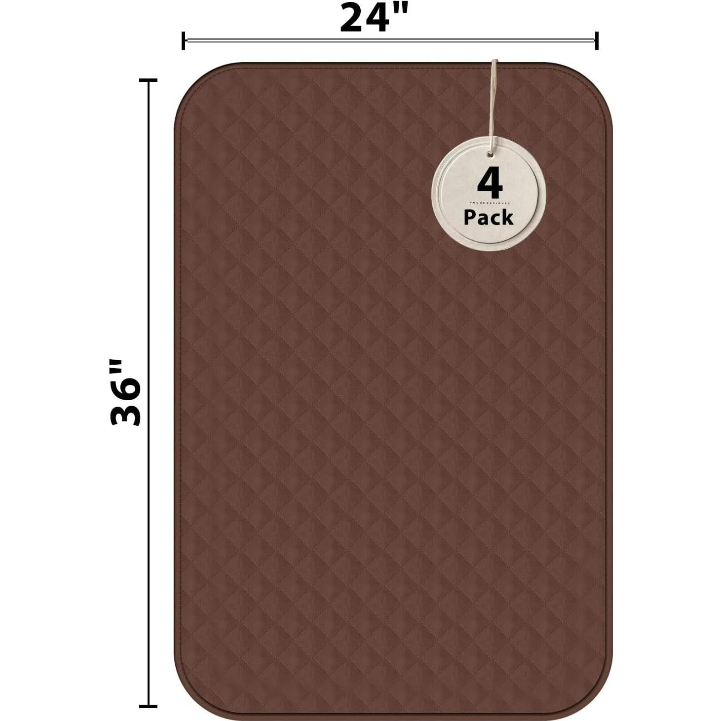 Protecciones de Cama Impermeables Brosive 61x91 cm - 4 Piezas