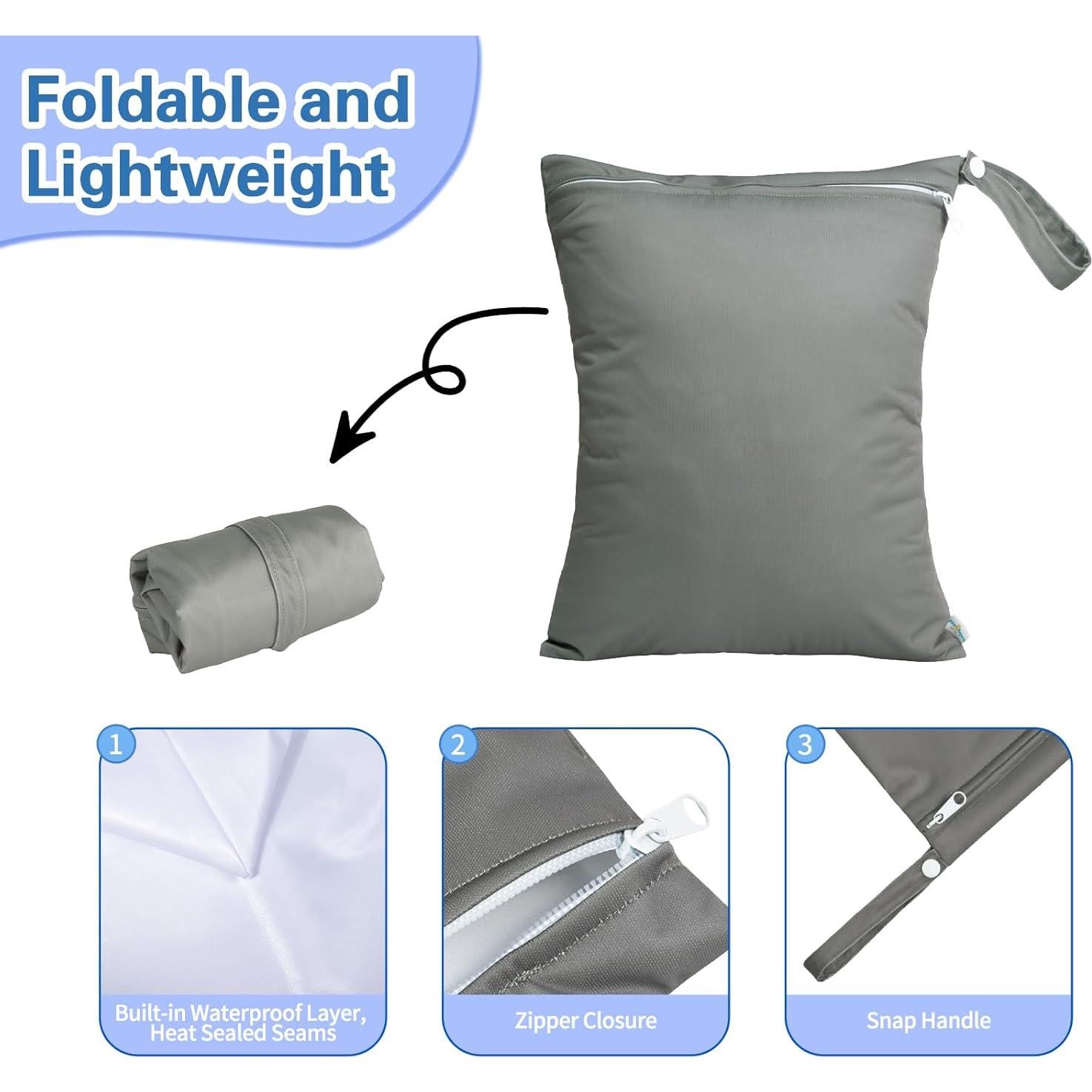 Bolsa Impermeable Húmeda y Seca Babygoal 30x36 cm Verde