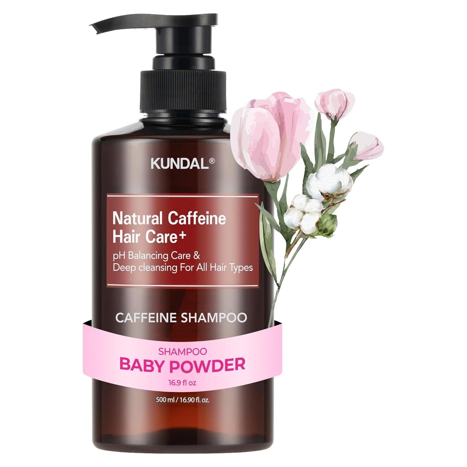 Champú KUNDAL para Cuero Cabelludo con Cafeína 500 ml