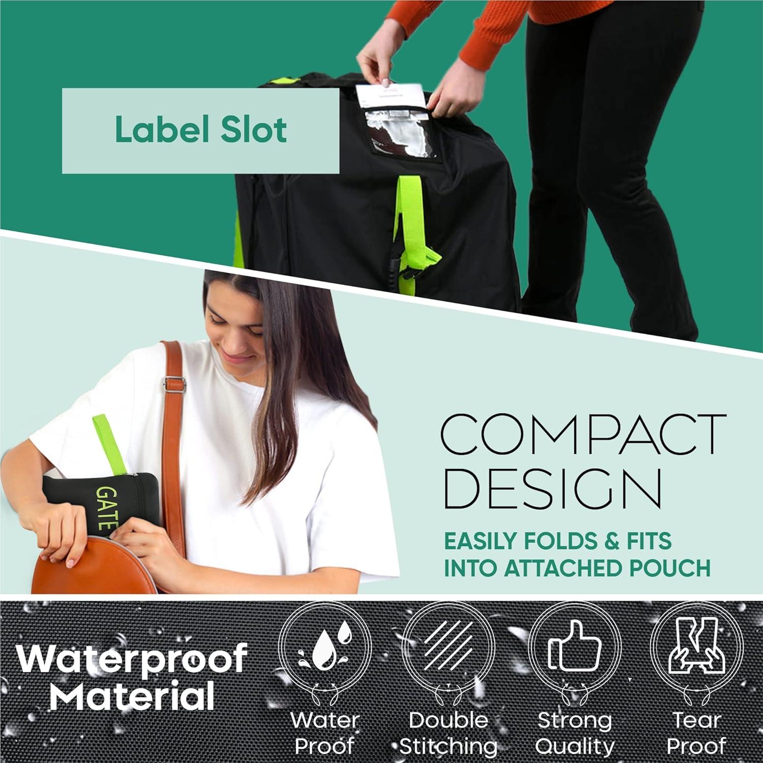 Bolsa de viaje para asiento de coche Reperkid, 83x46x46cm, impermeable