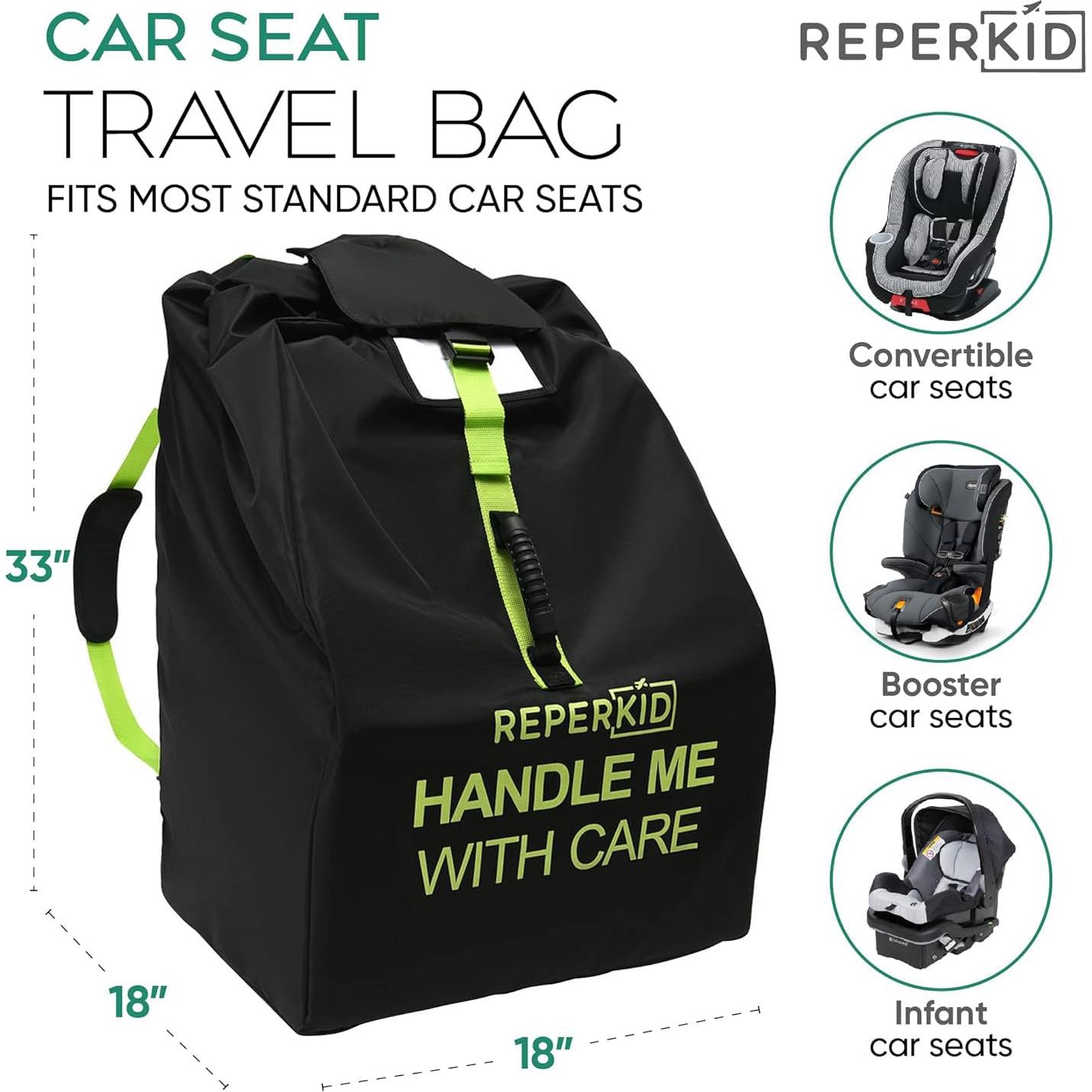 Bolsa de viaje para asiento de coche Reperkid, 83x46x46cm, impermeable