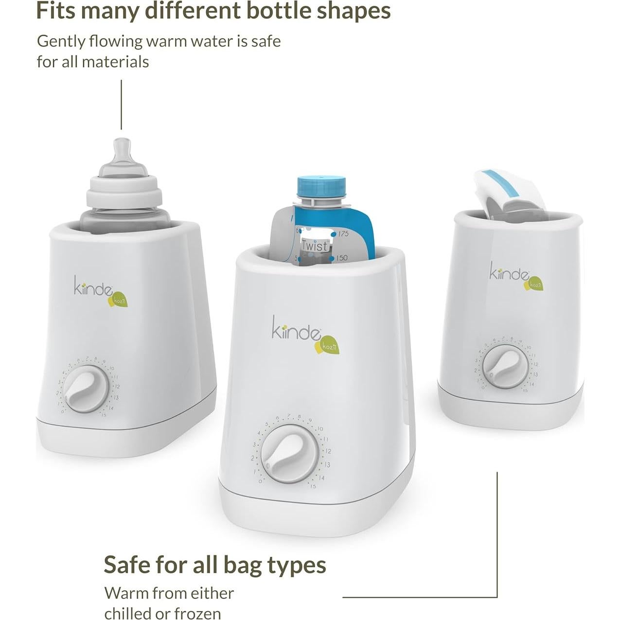 Calentador de Biberones Kiinde Kozii 1 Cuenta - Calienta Leche Materna