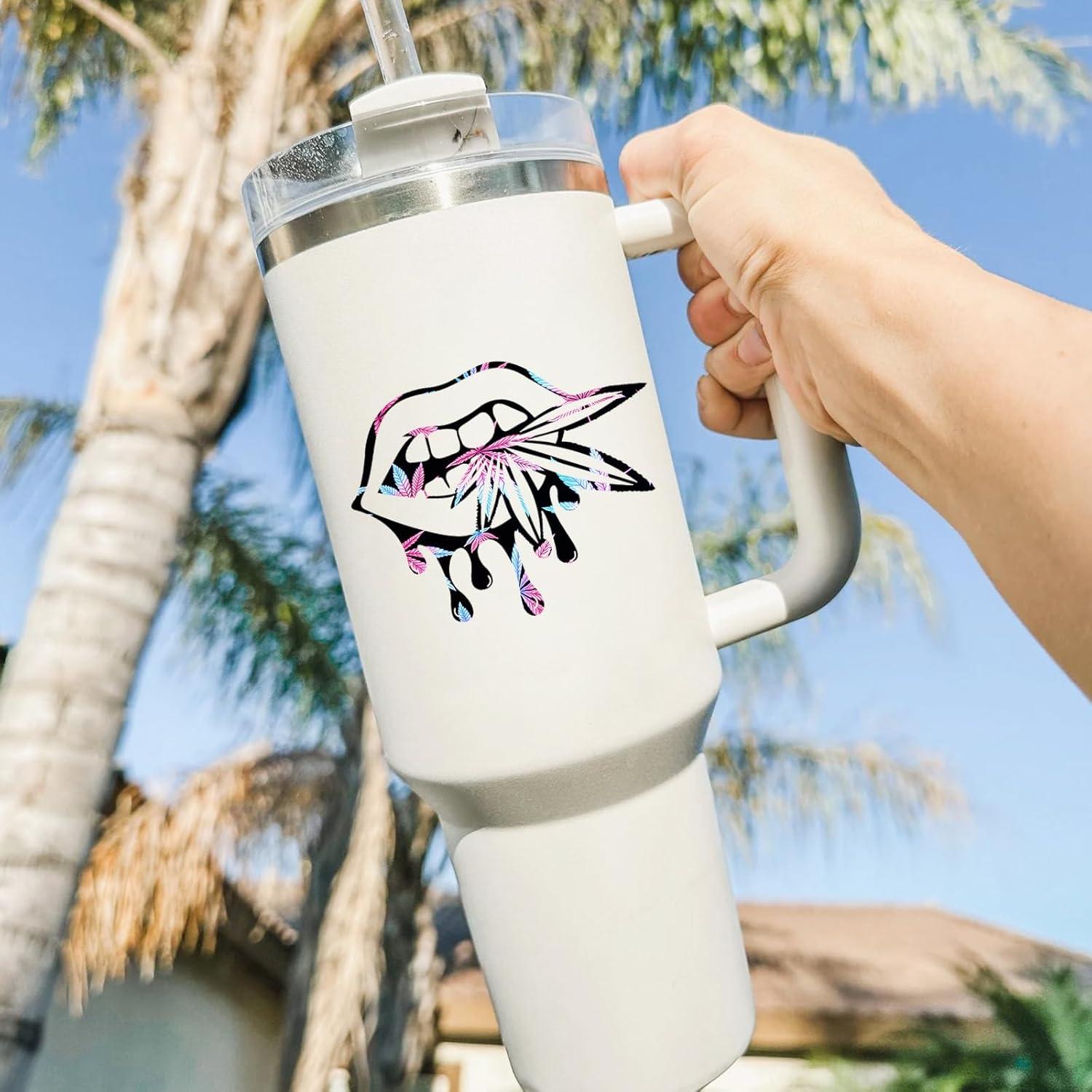 Vinilo Adhesivo Permanente Tintnut - 12 Hojas 30.48x25.4cm Cannabis