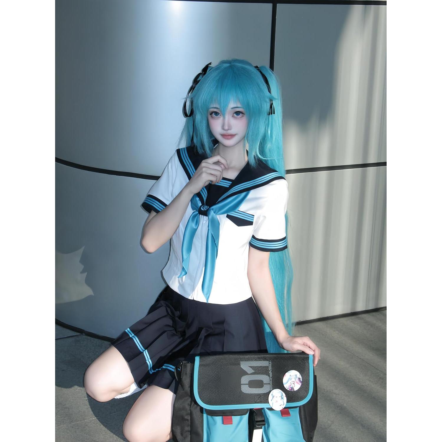 Bolsa de Mensajero FIREFIRST Hatsune Miku Verde 29x26x9 cm