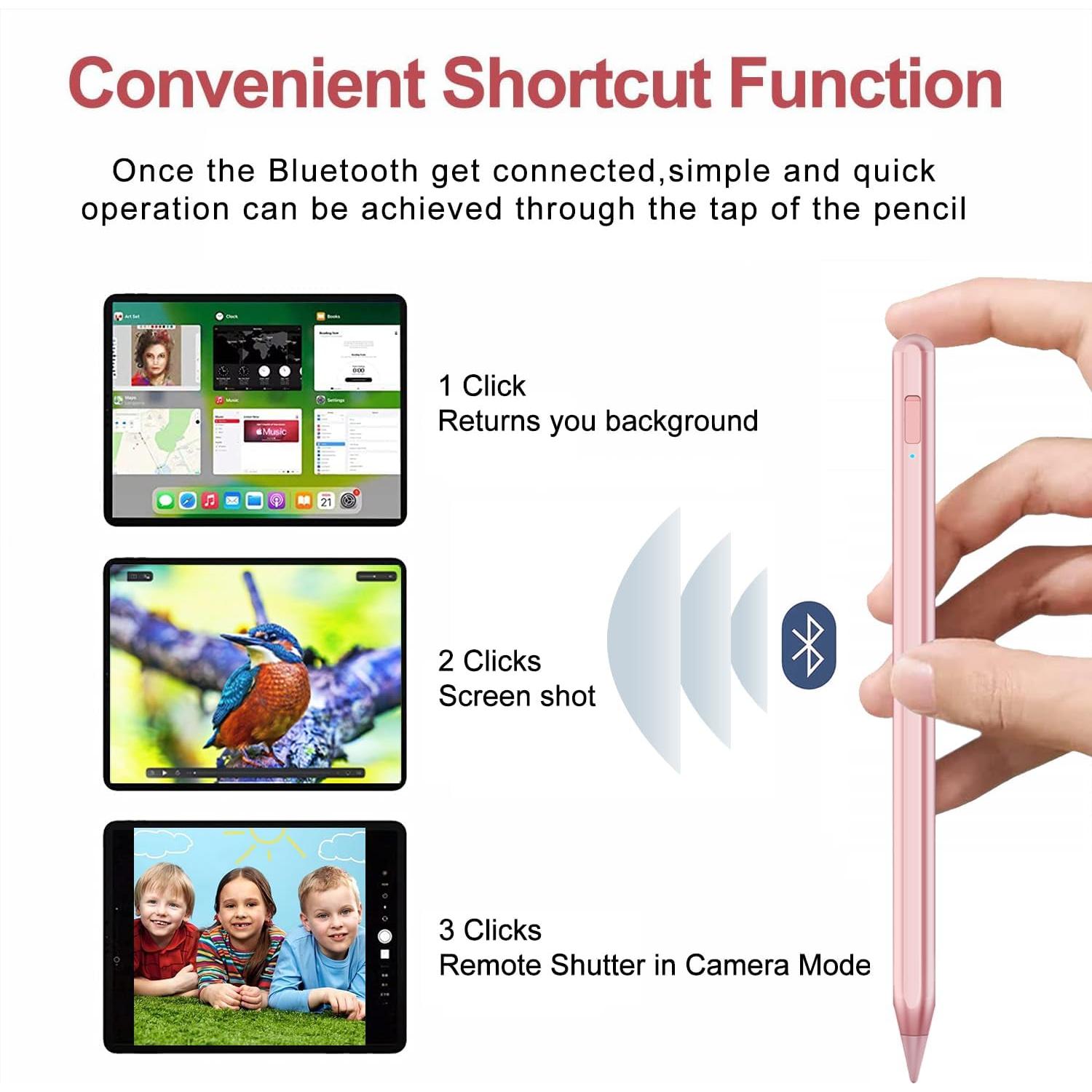 Lápiz Stylus JvKzaen para iPad 2018-2025 con Rechazo de Palma