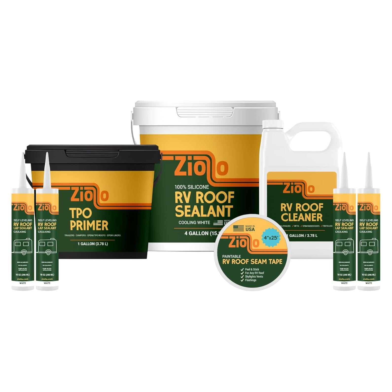 Kit de Reparación de Techo Ziollo 9.14 m - Impermeable