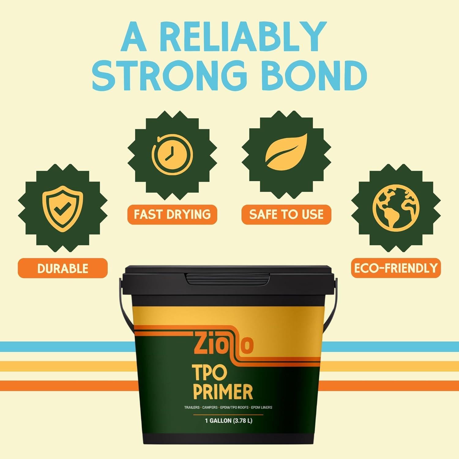 Kit de Reparación de Techo Ziollo 9.14 m - Impermeable