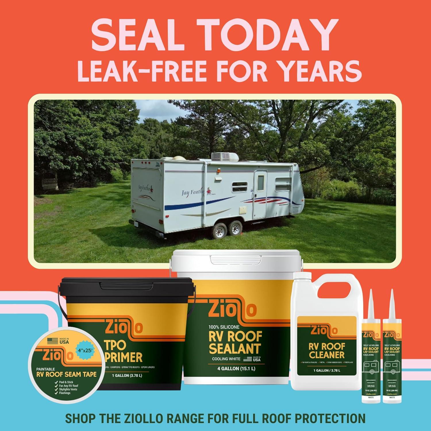 Kit de Reparación de Techo Ziollo 9.14 m - Impermeable