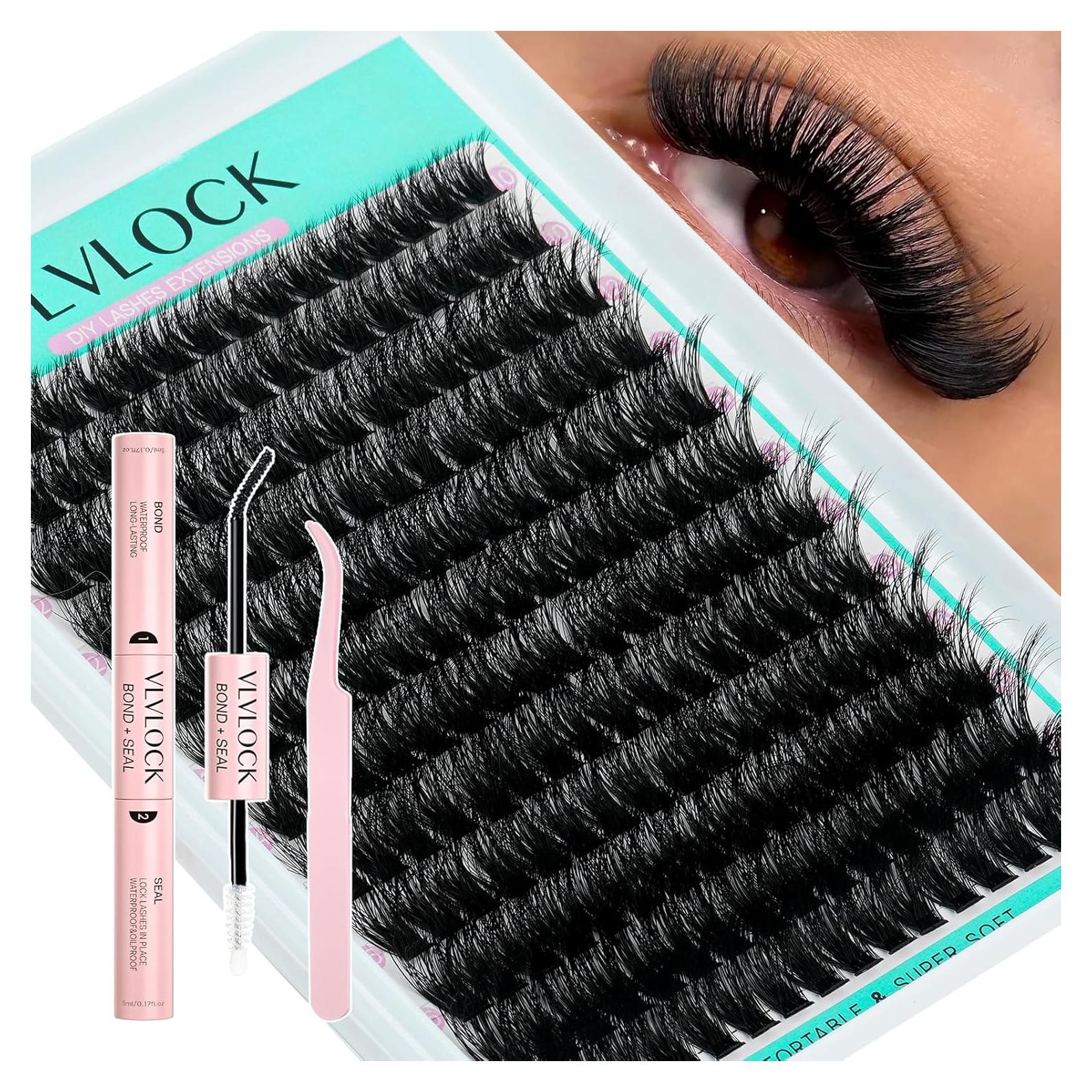 Kit de Extensión de Pestañas 100D VLVLOCK 10-18mm Volumen 3D