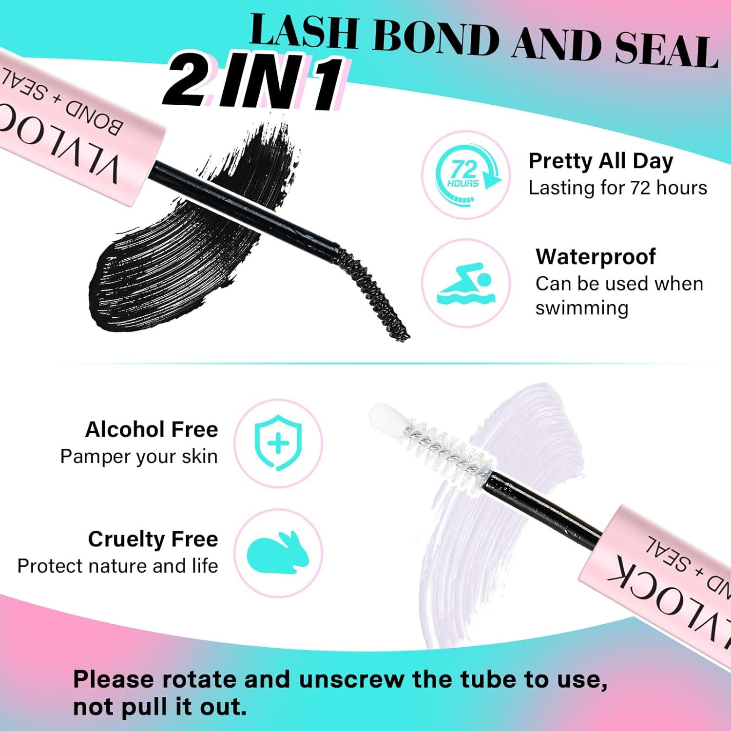 Kit de Extensión de Pestañas 100D VLVLOCK 10-18mm Volumen 3D