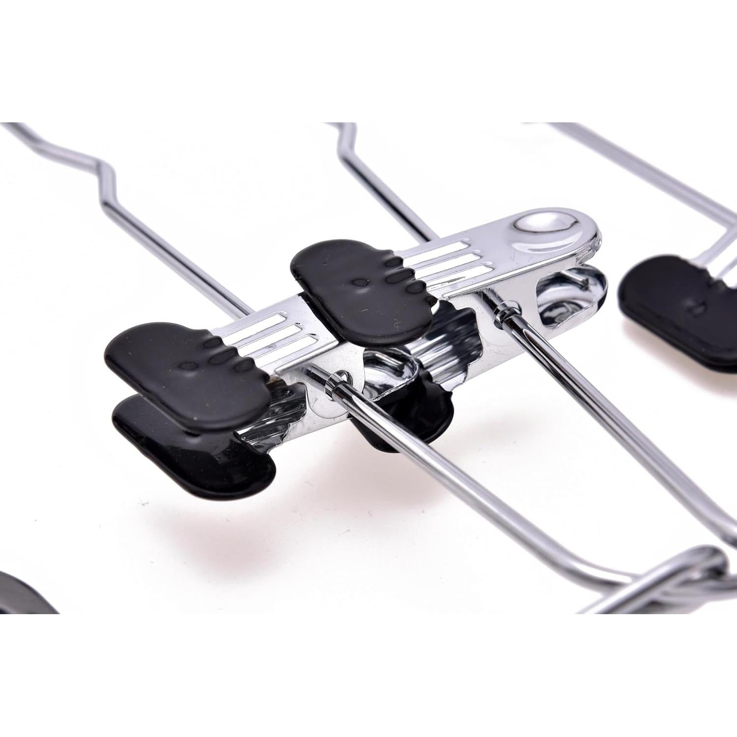 Perchas Plegables de Calidad 2-Pack con Clips Antideslizantes