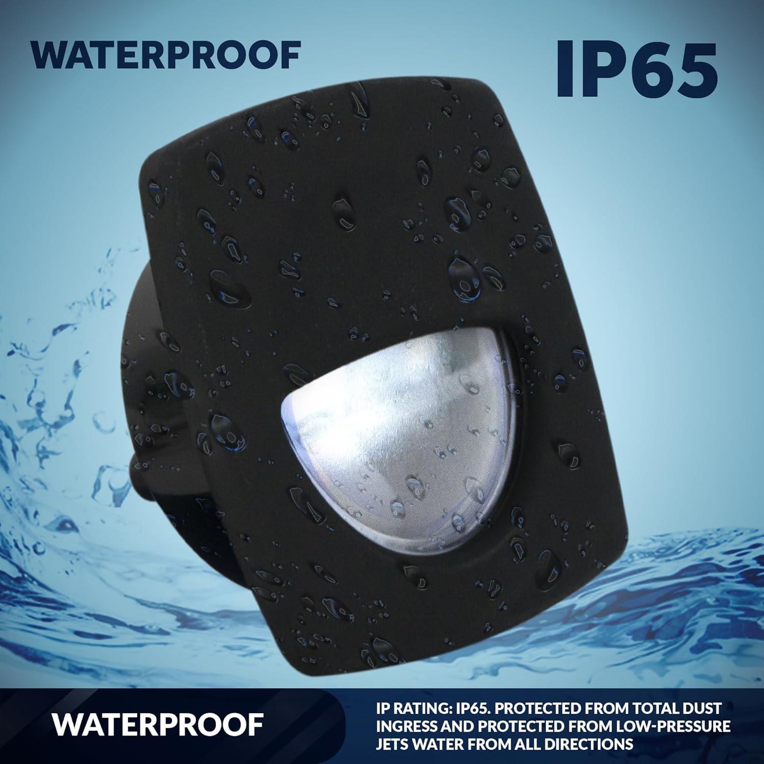 Luz de Compañero LED Cuadrada 58mm Five Oceans Blanco Frío