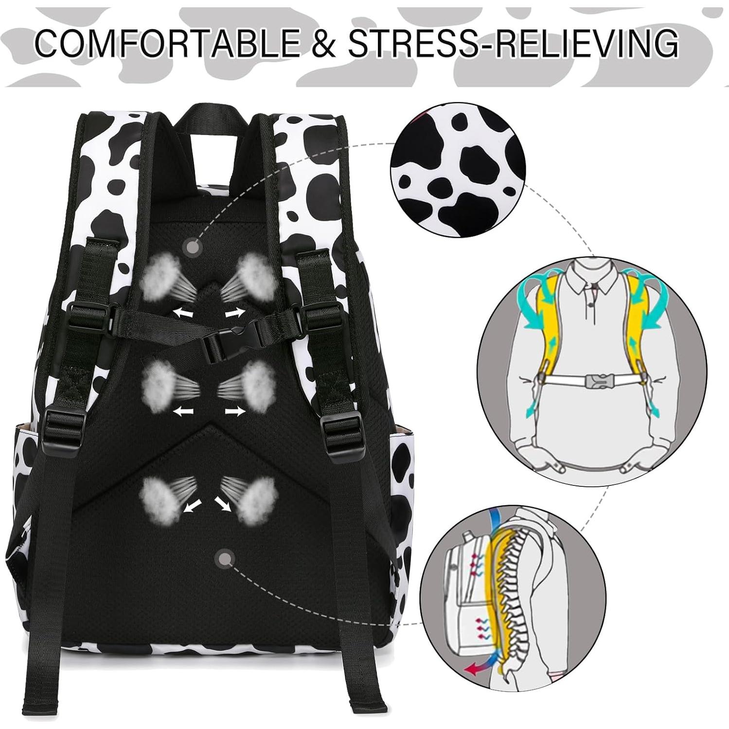 Mochila Escolar de Vaca Shenzhenshichuancheng 38 cm Niñas