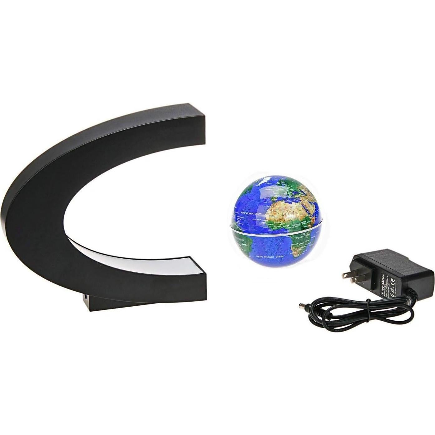 Globo Flotante LED Trenzsary 7,62 cm Mapa Mundial Azul