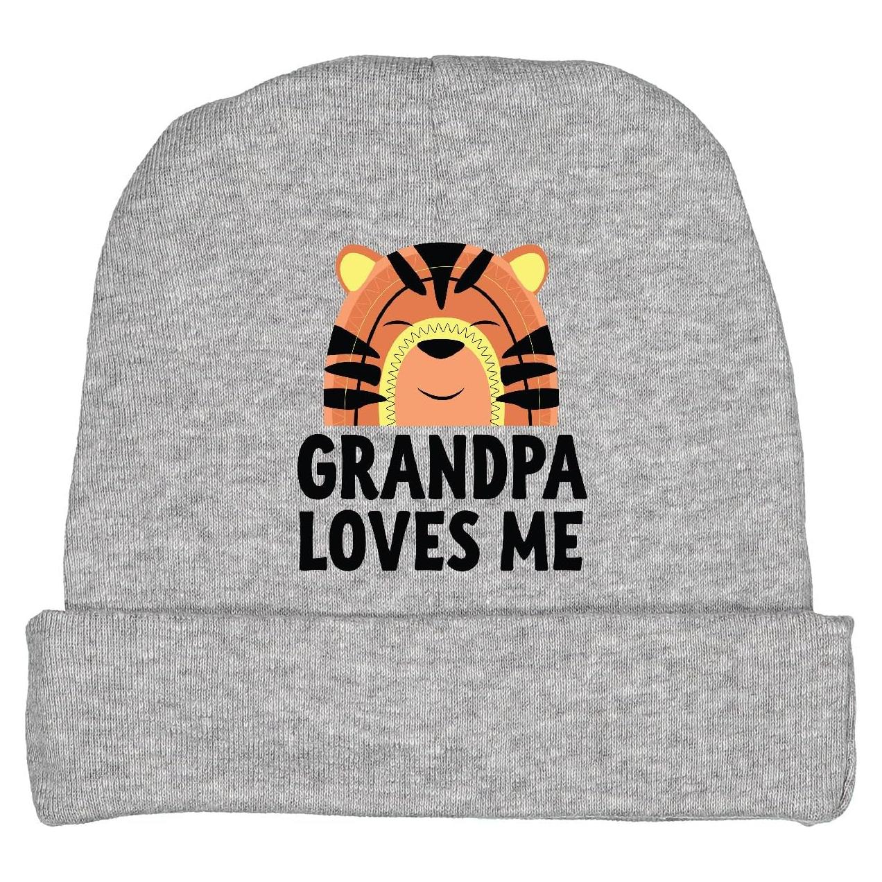 Gorro de Bebé Tigre Gris Jaspeado 100% Algodón