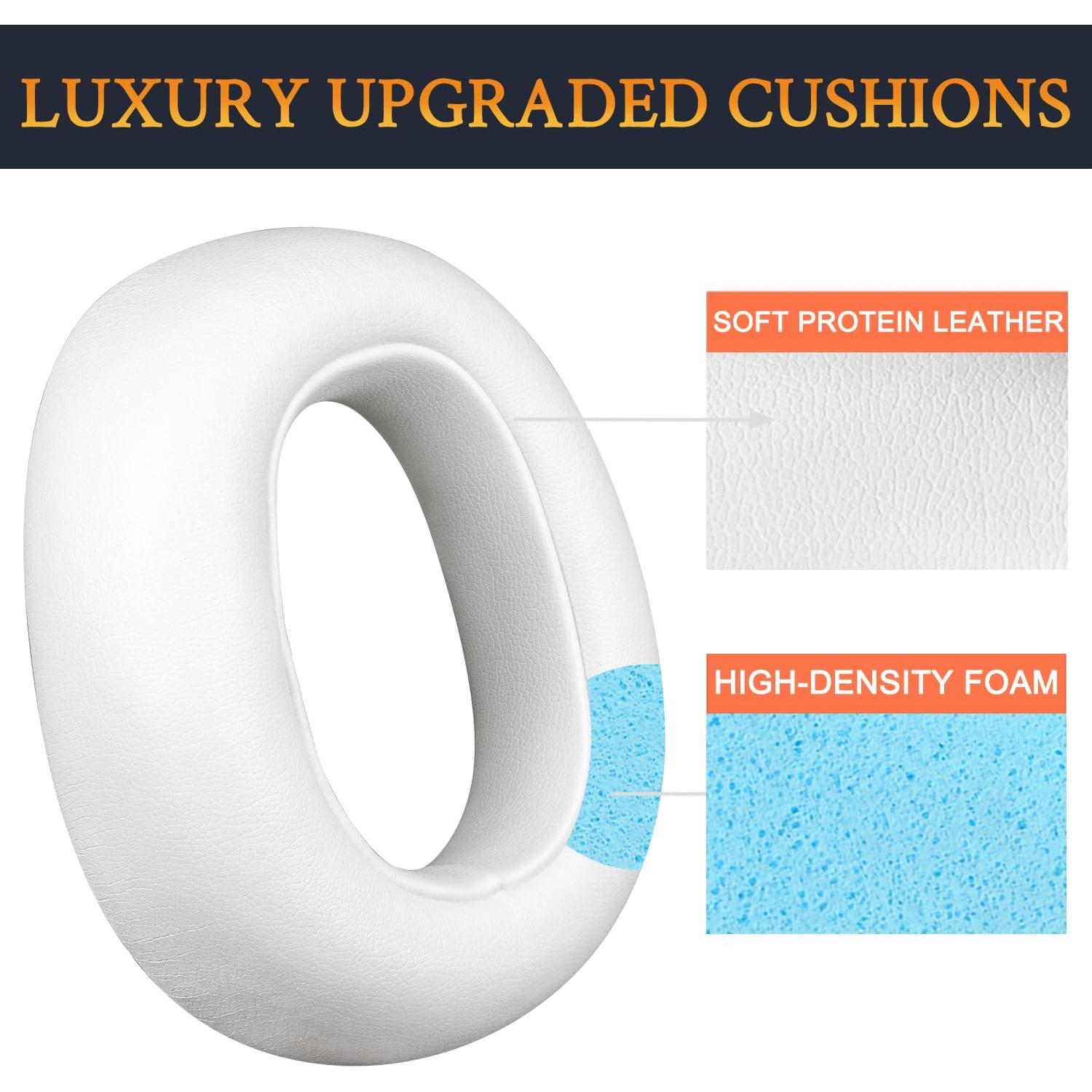 Almohadillas de Reemplazo SOULWIT para Auriculares Logitech G735 - Blanco