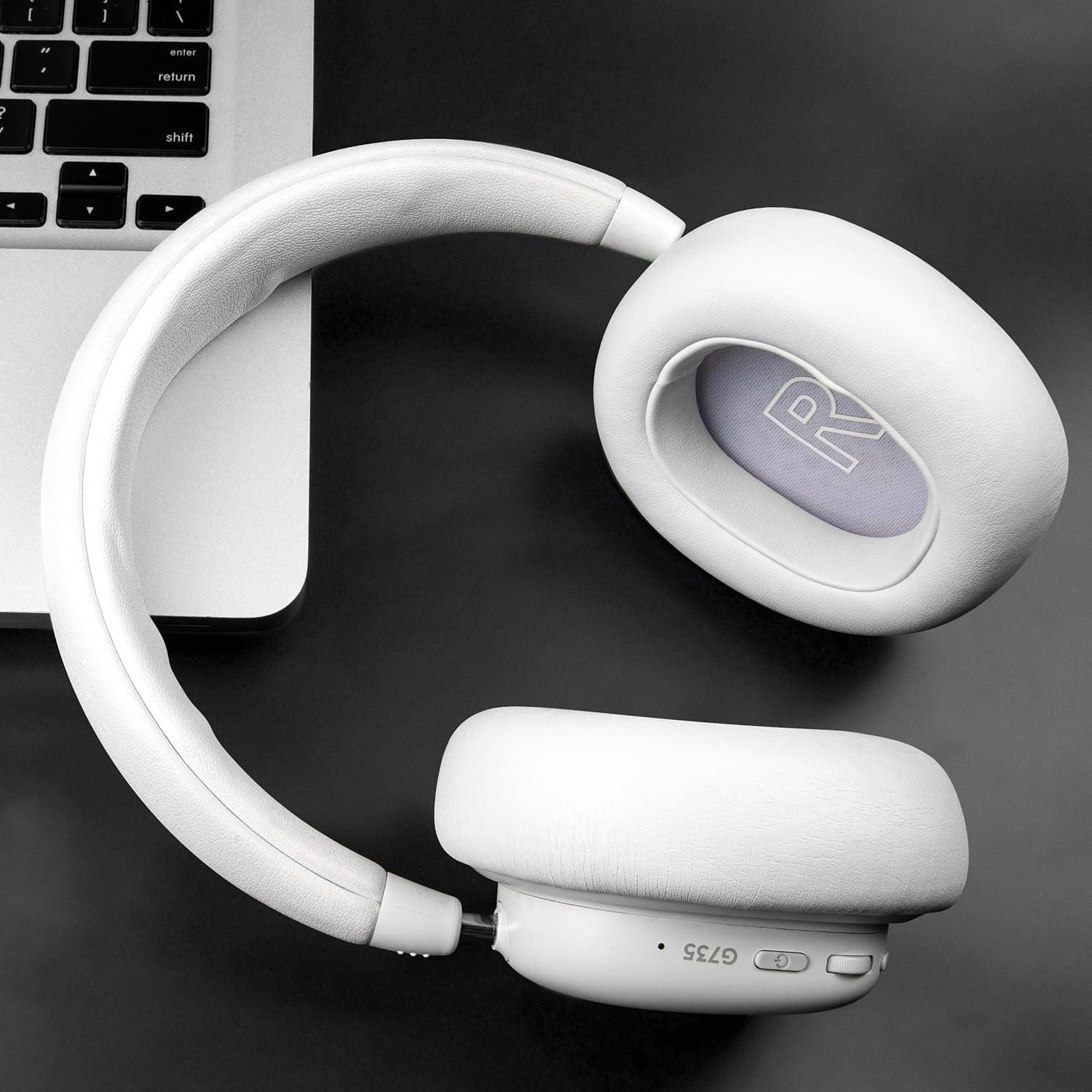 Almohadillas de Reemplazo SOULWIT para Auriculares Logitech G735 - Blanco