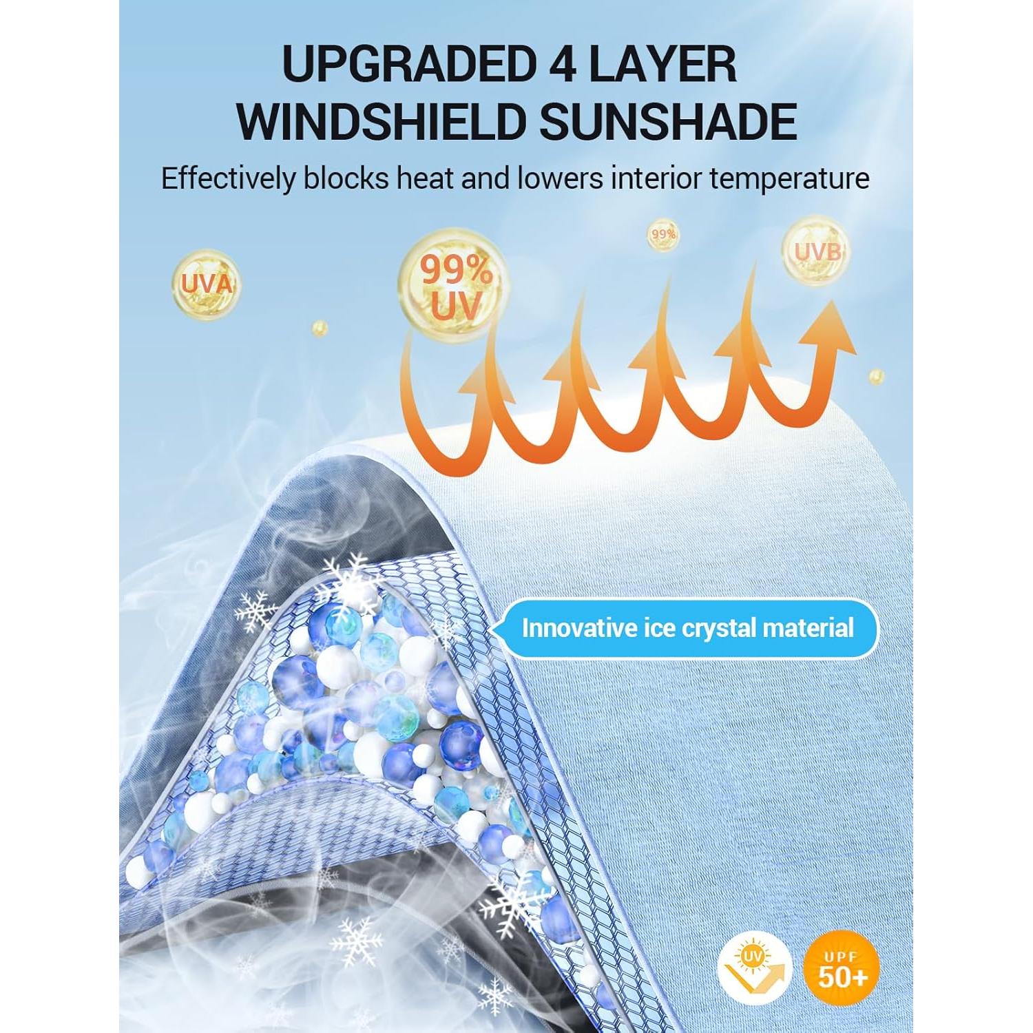 Proadsy Parasol Reflector Solar Mazda 3 2019-2025 Plegable