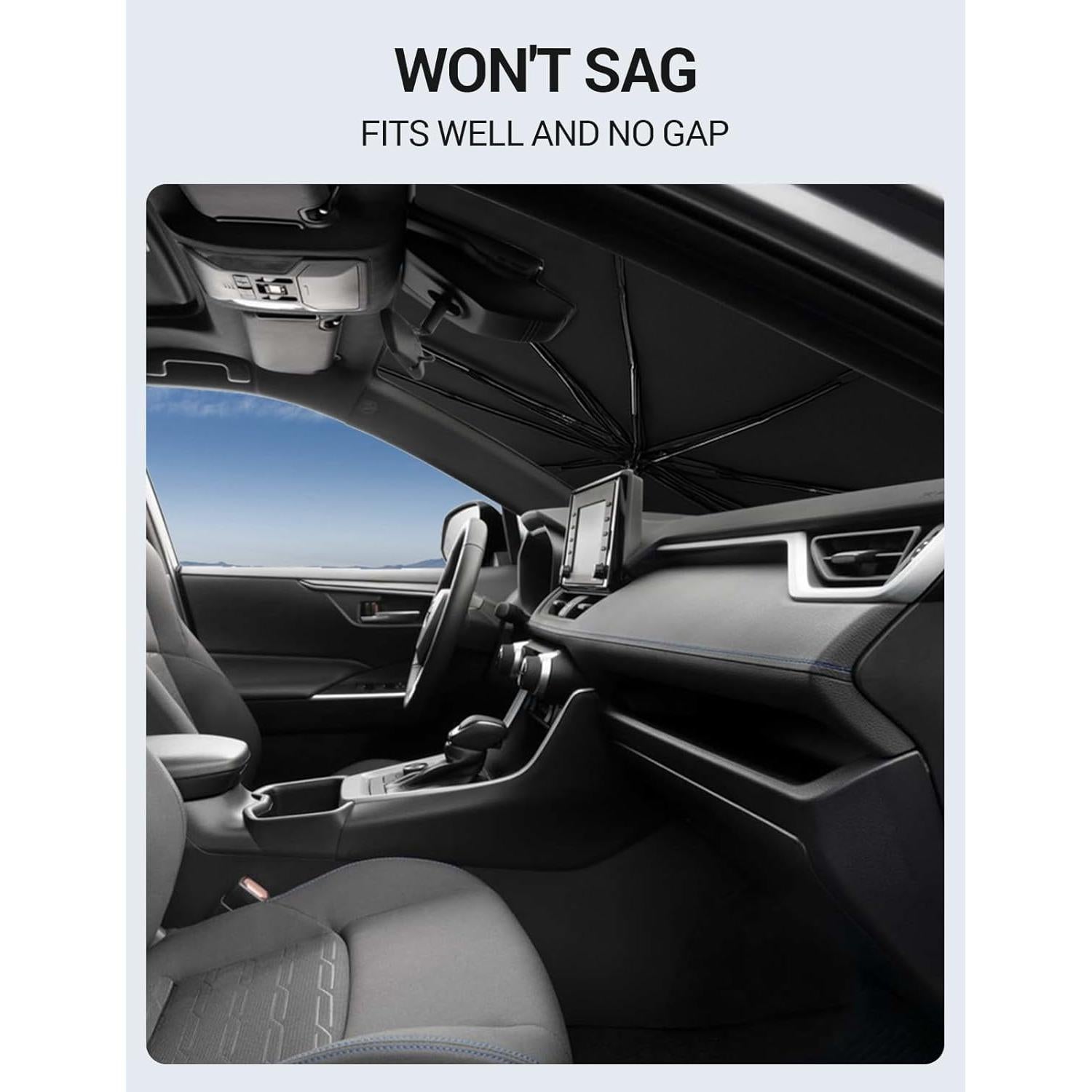 Proadsy Parasol Reflector Solar Mazda 3 2019-2025 Plegable