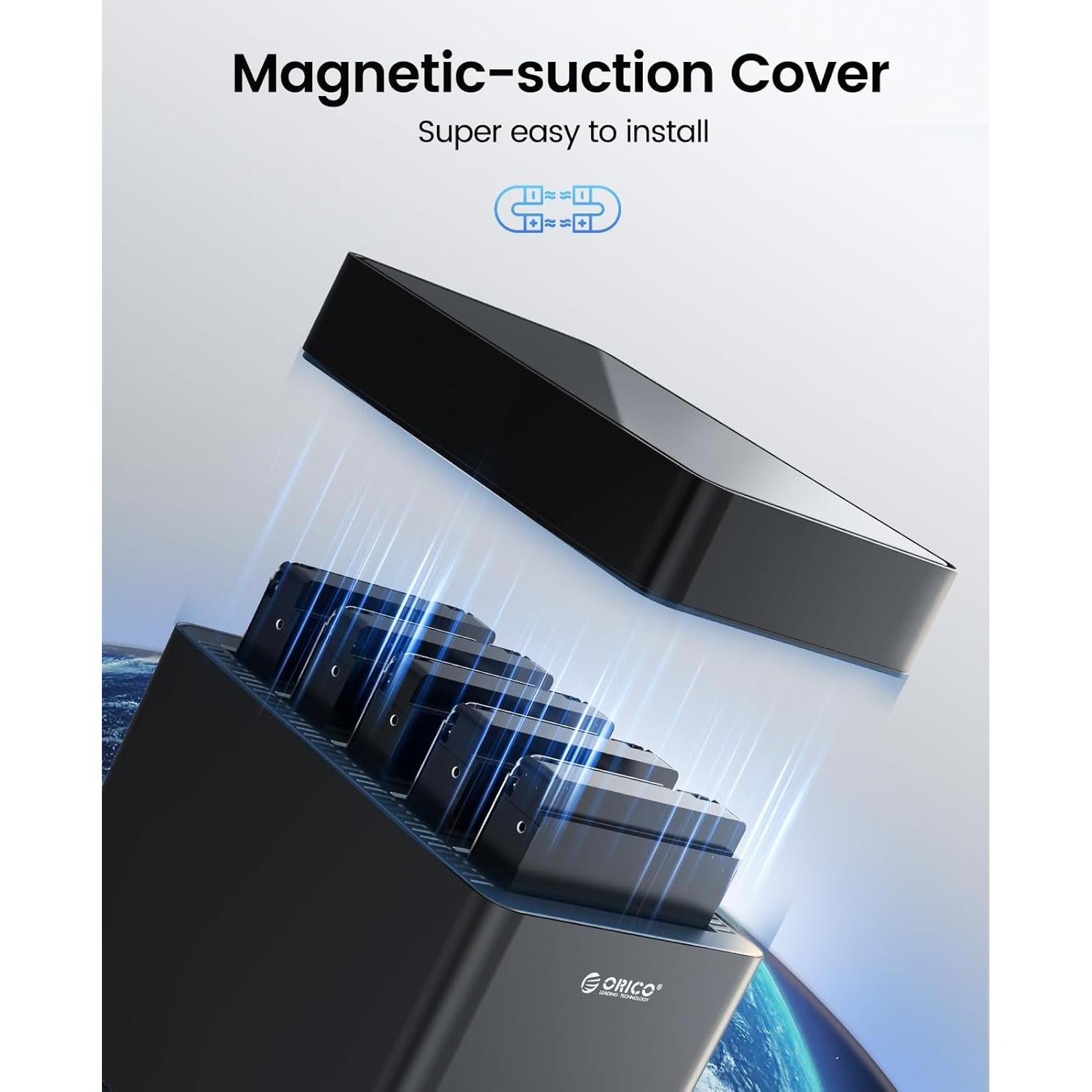 Estación Acoplamiento Externa ORICO 5 Bahías USB 3.0 90TB