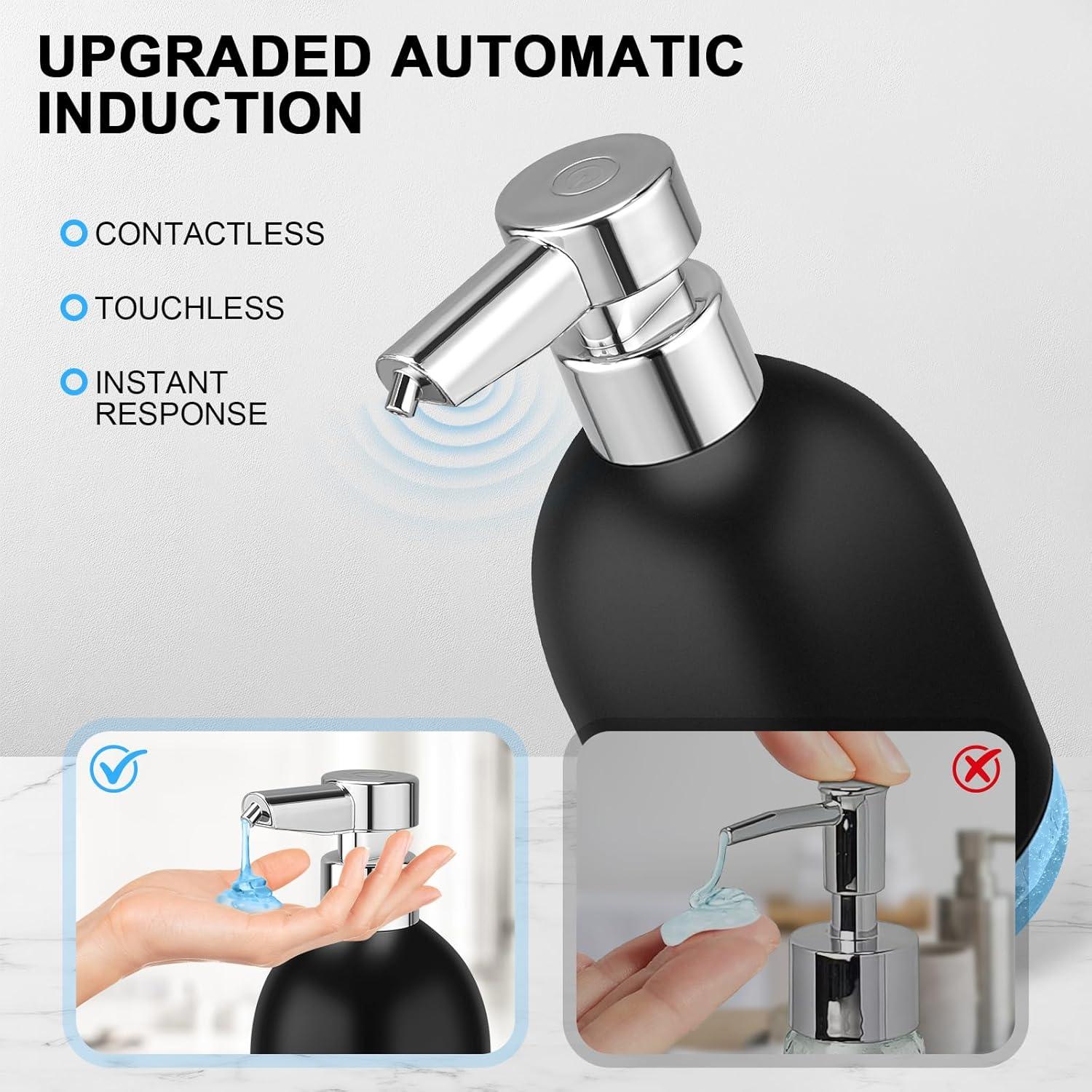 Dispensador Automático de Jabón Líquido Blancel 320ml Negro