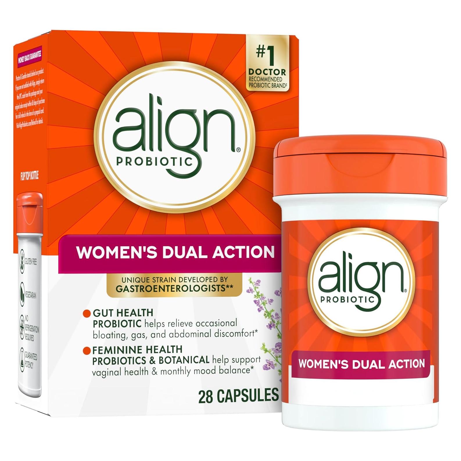 Align Probiotic Acción Dual Mujeres 28 Cápsulas Salud Vaginal