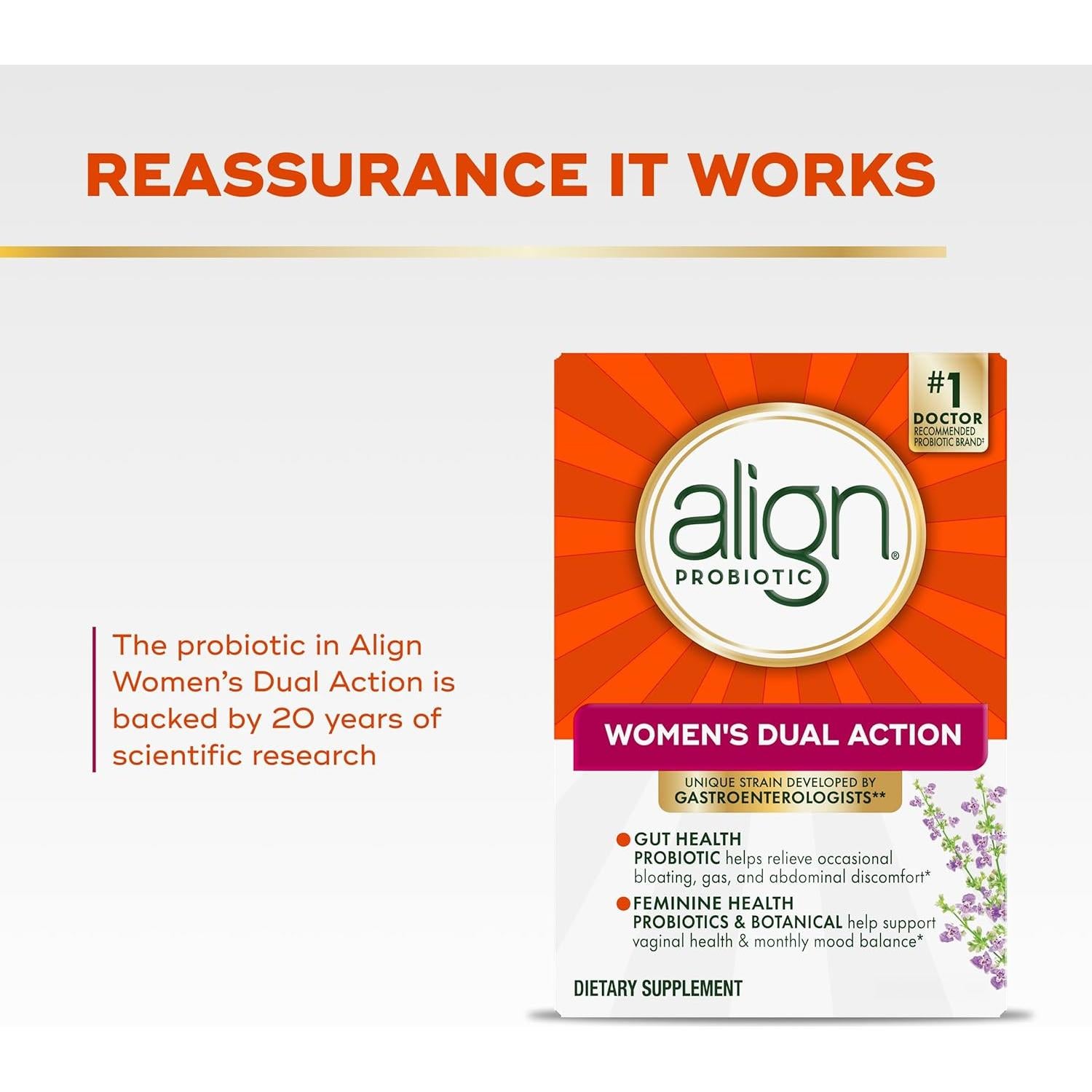 Align Probiotic Acción Dual Mujeres 28 Cápsulas Salud Vaginal