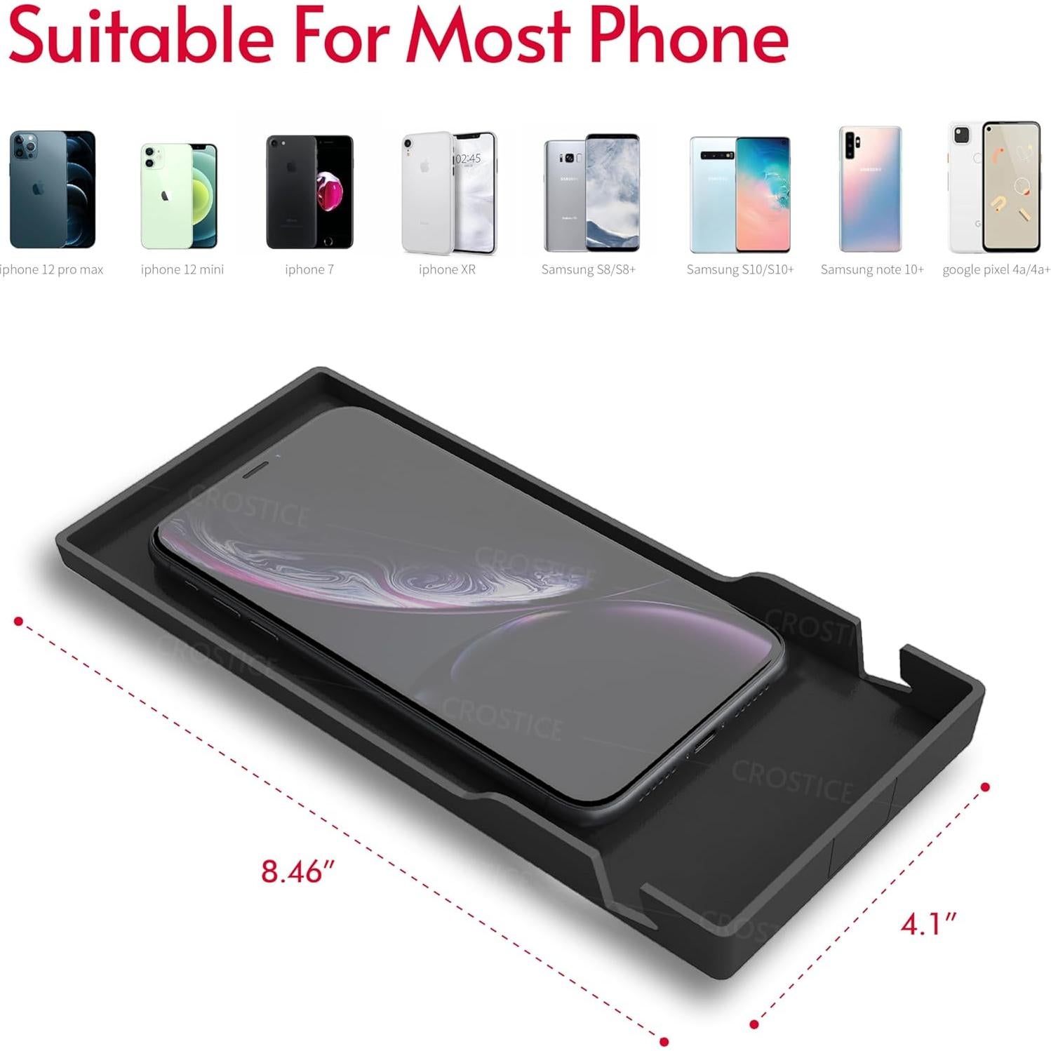 Soporte para Teléfono Crostice CH-PH Antideslizante Negro