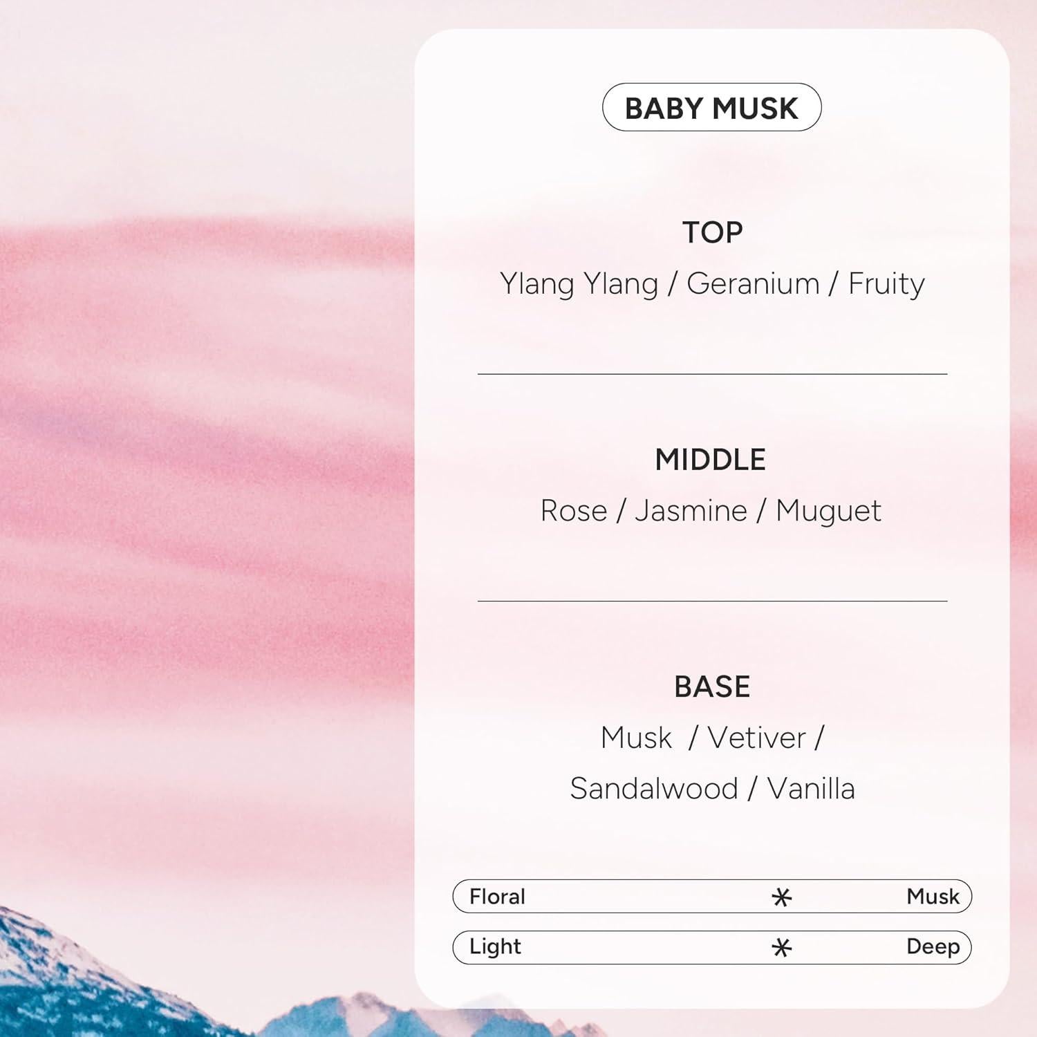 Gel de Ducha Coreano Almizcle de Bebé 500ml - Hidratante Natural