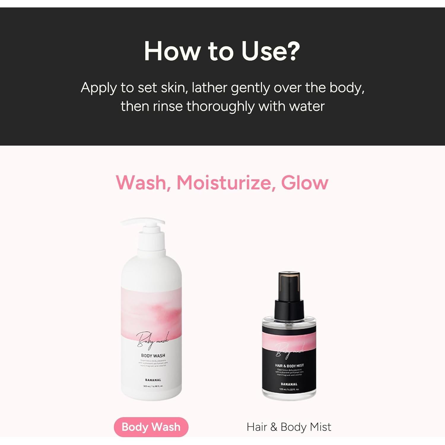 Gel de Ducha Coreano Almizcle de Bebé 500ml - Hidratante Natural