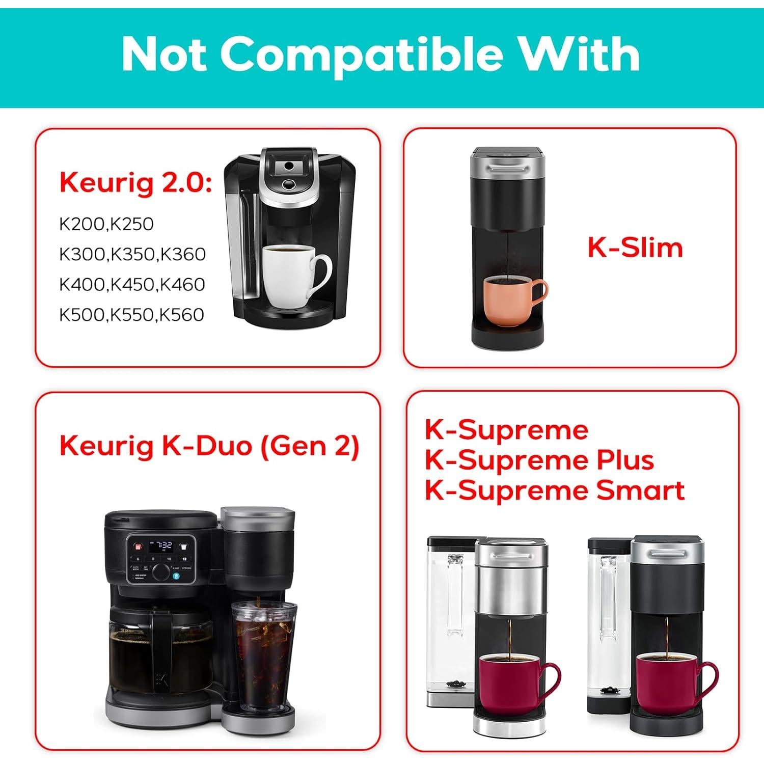 Filtros Reutilizables K Cup CASABREWS CASKF02 Acero Inoxidable