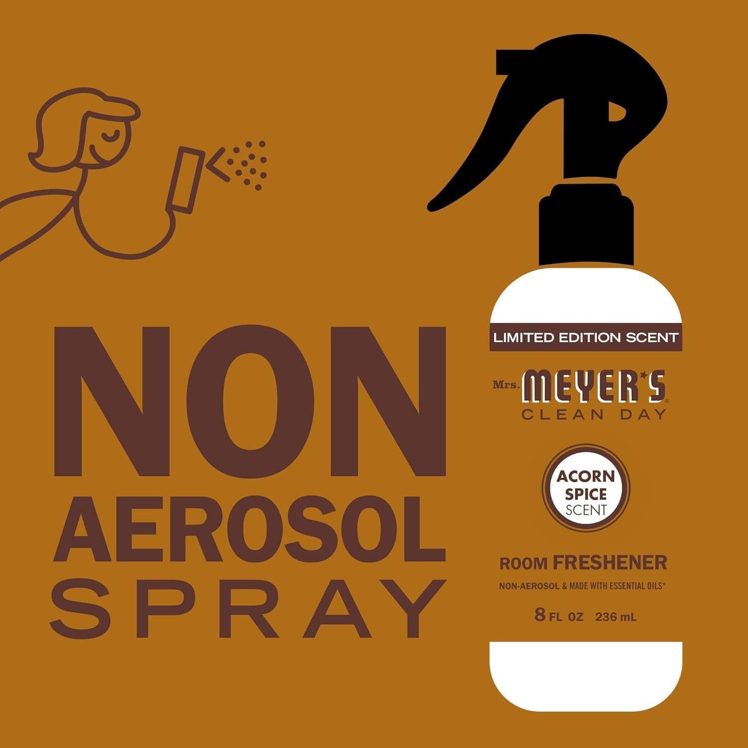 Ambientador Spray Mrs. Meyer's Clean Day Especia de Bellota 236 ml